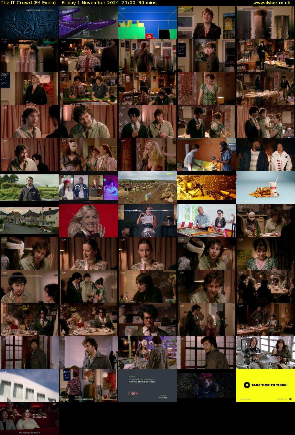 The IT Crowd (E4 Extra) Friday 1 November 2024 21:00 - 21:30
