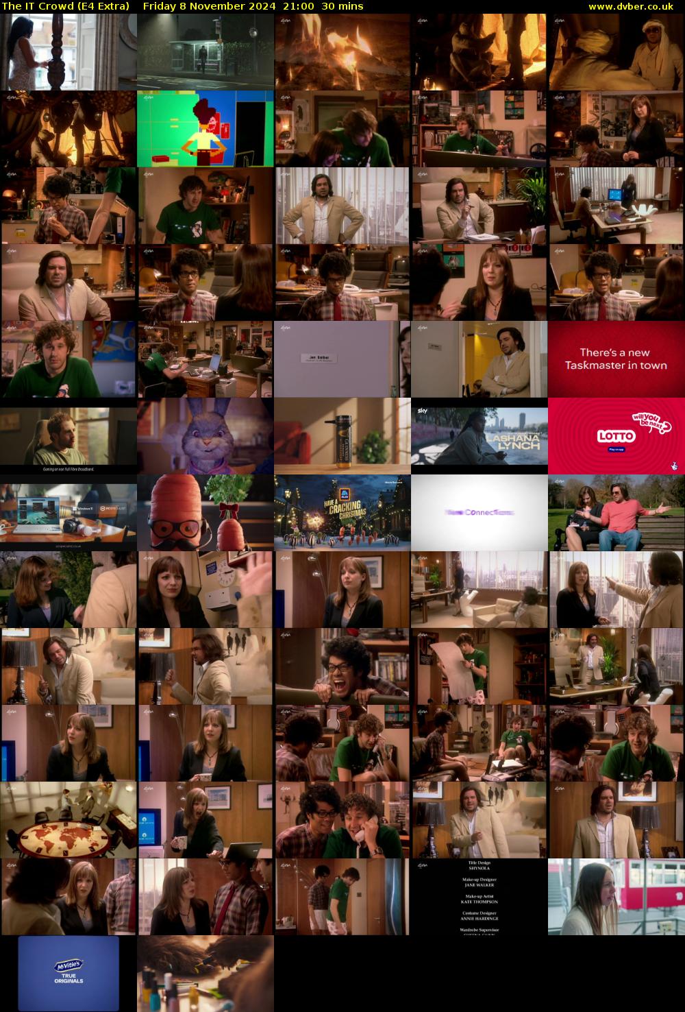 The IT Crowd (E4 Extra) Friday 8 November 2024 21:00 - 21:30