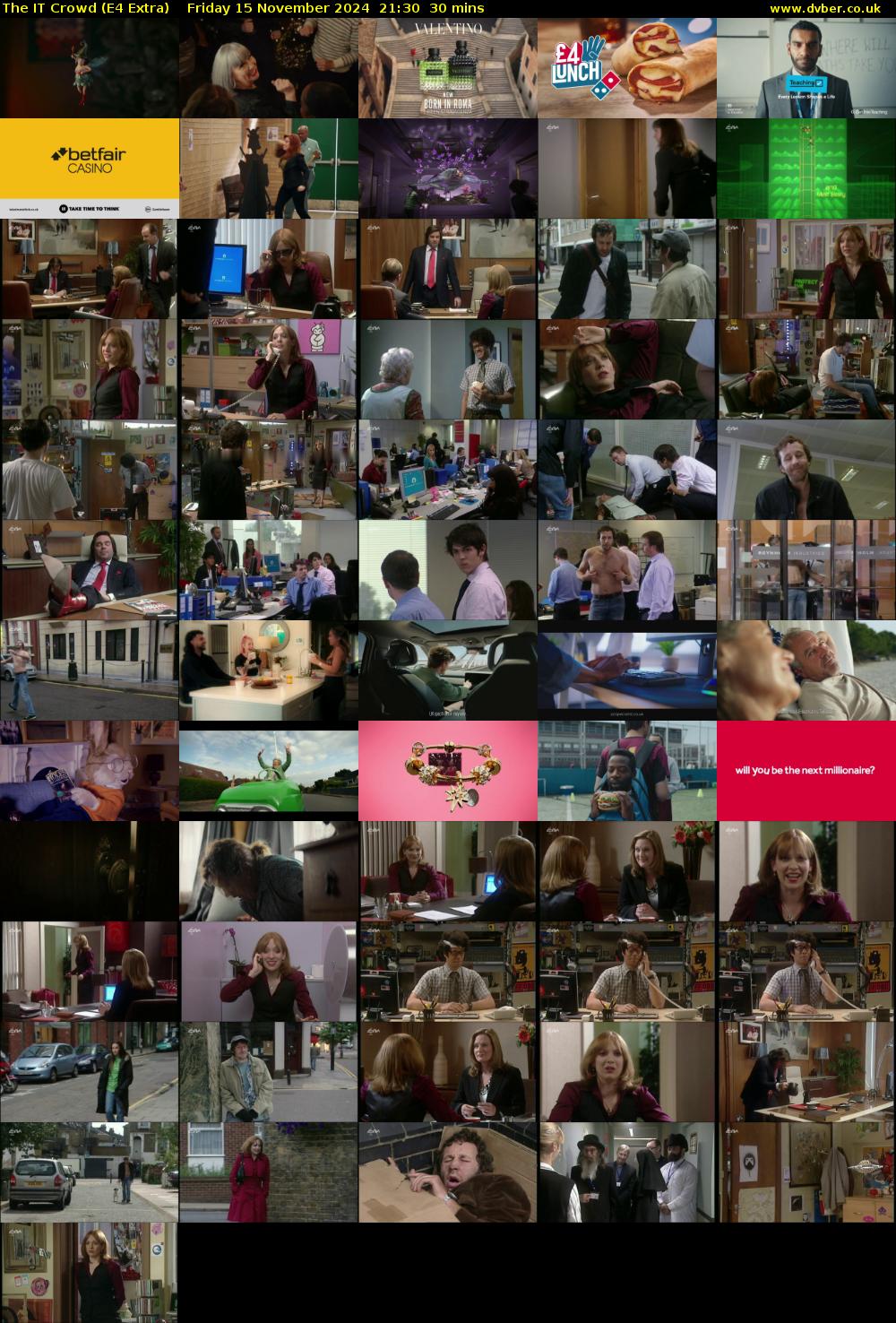 The IT Crowd (E4 Extra) Friday 15 November 2024 21:30 - 22:00