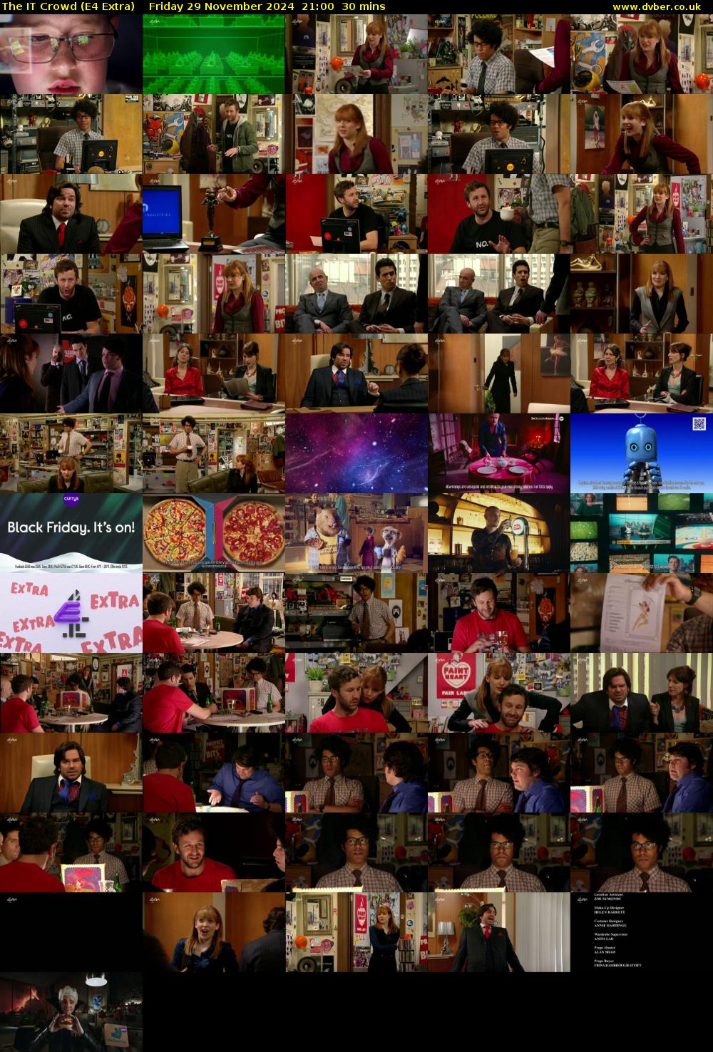 The IT Crowd (E4 Extra) Friday 29 November 2024 21:00 - 21:30