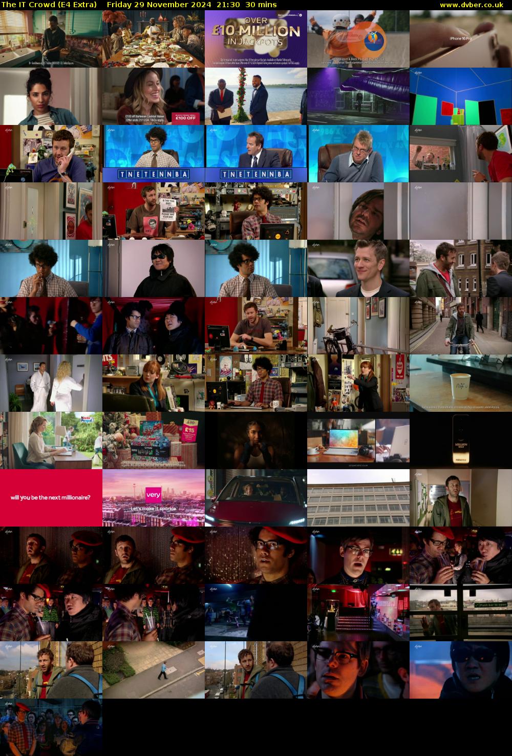 The IT Crowd (E4 Extra) Friday 29 November 2024 21:30 - 22:00