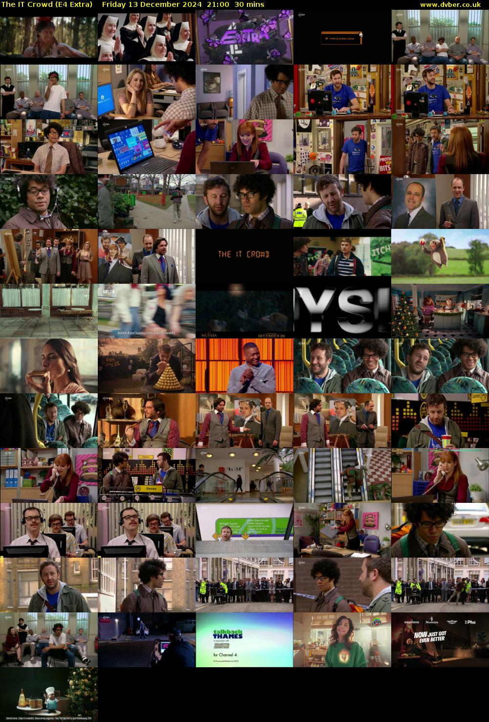 The IT Crowd (E4 Extra) Friday 13 December 2024 21:00 - 21:30