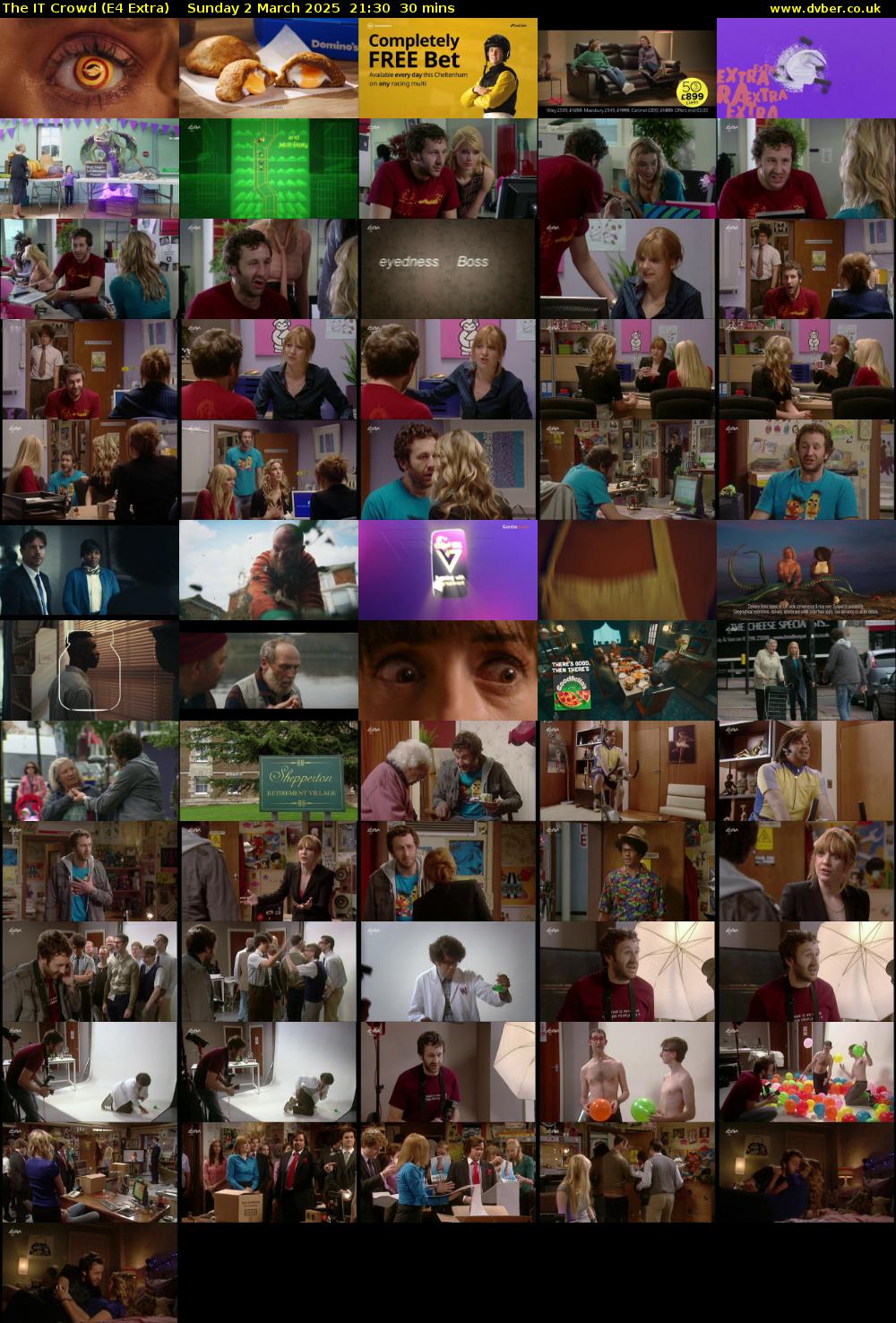 The IT Crowd (E4 Extra) Sunday 2 March 2025 21:30 - 22:00