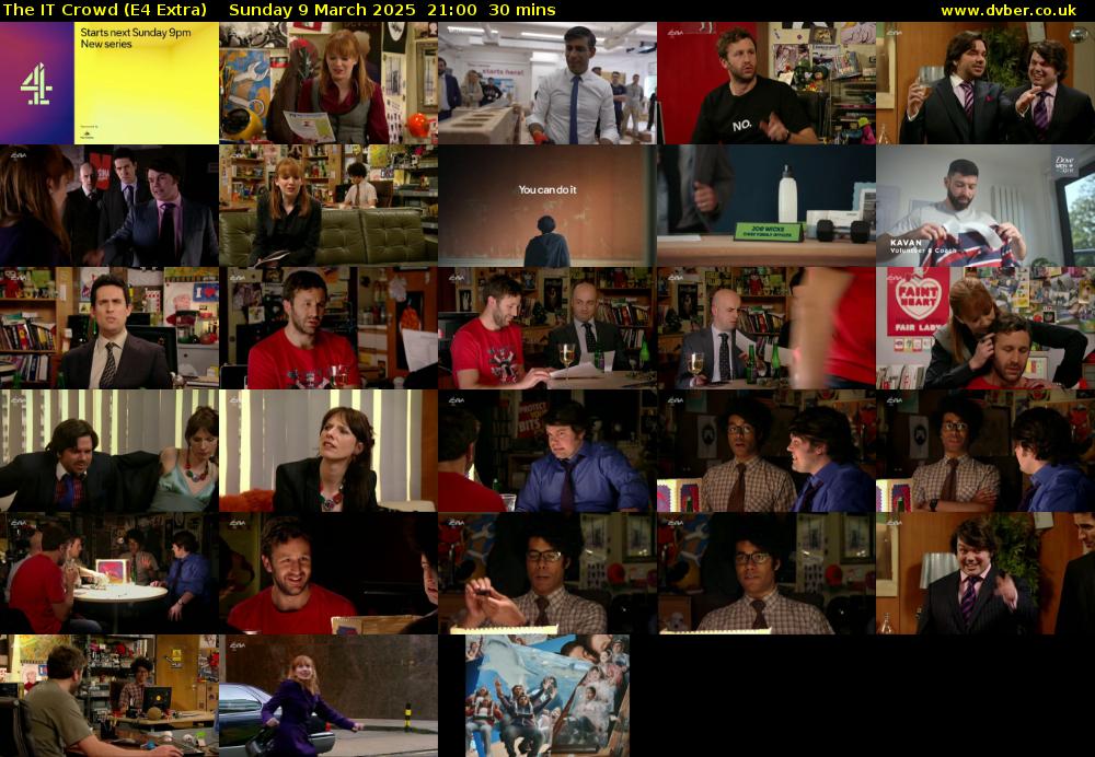 The IT Crowd (E4 Extra) Sunday 9 March 2025 21:00 - 21:30