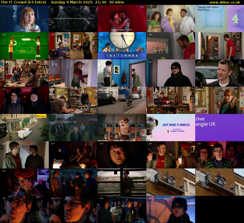 The IT Crowd (E4 Extra) Sunday 9 March 2025 21:30 - 22:00