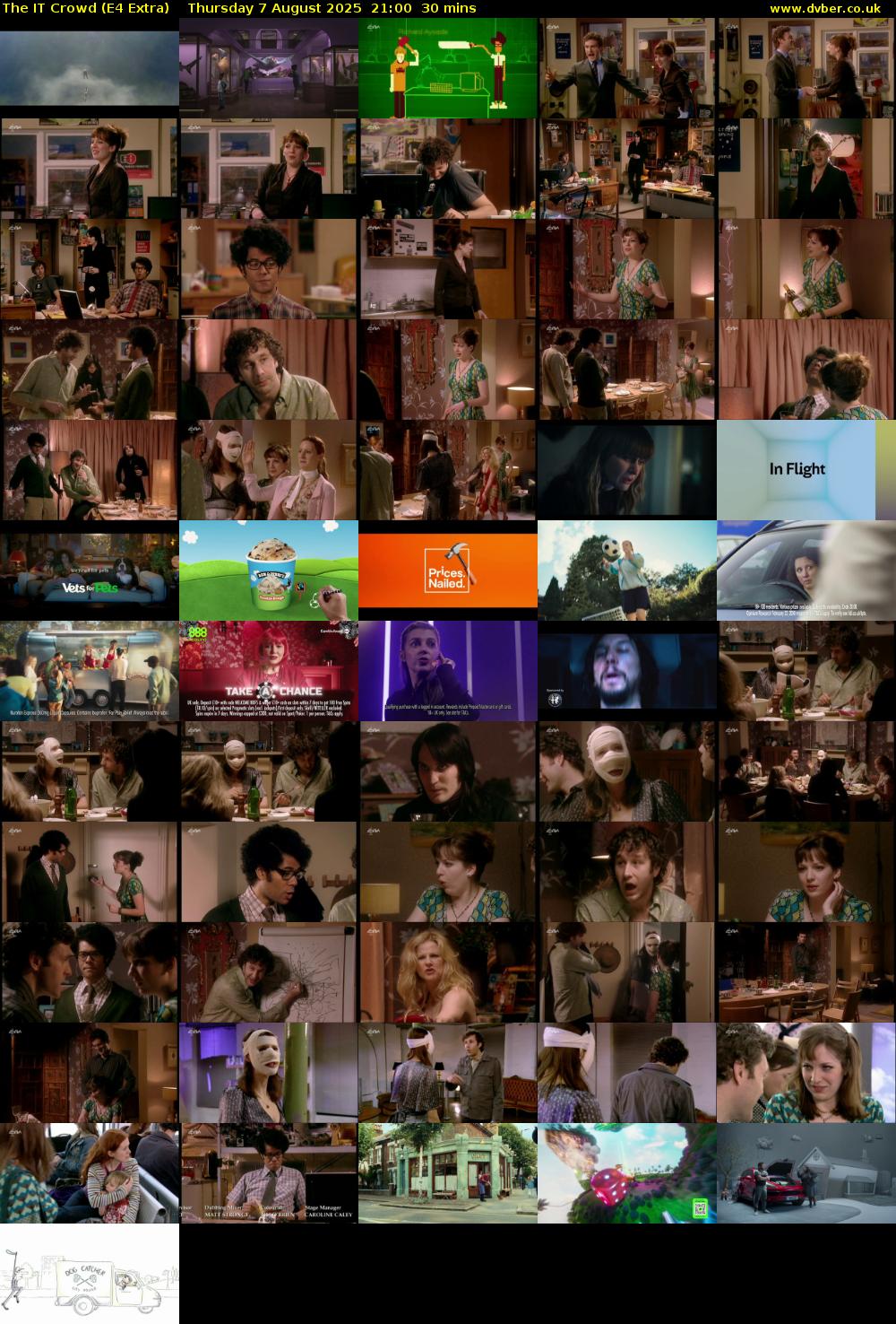 The IT Crowd (E4 Extra) Thursday 7 August 2025 21:00 - 21:30