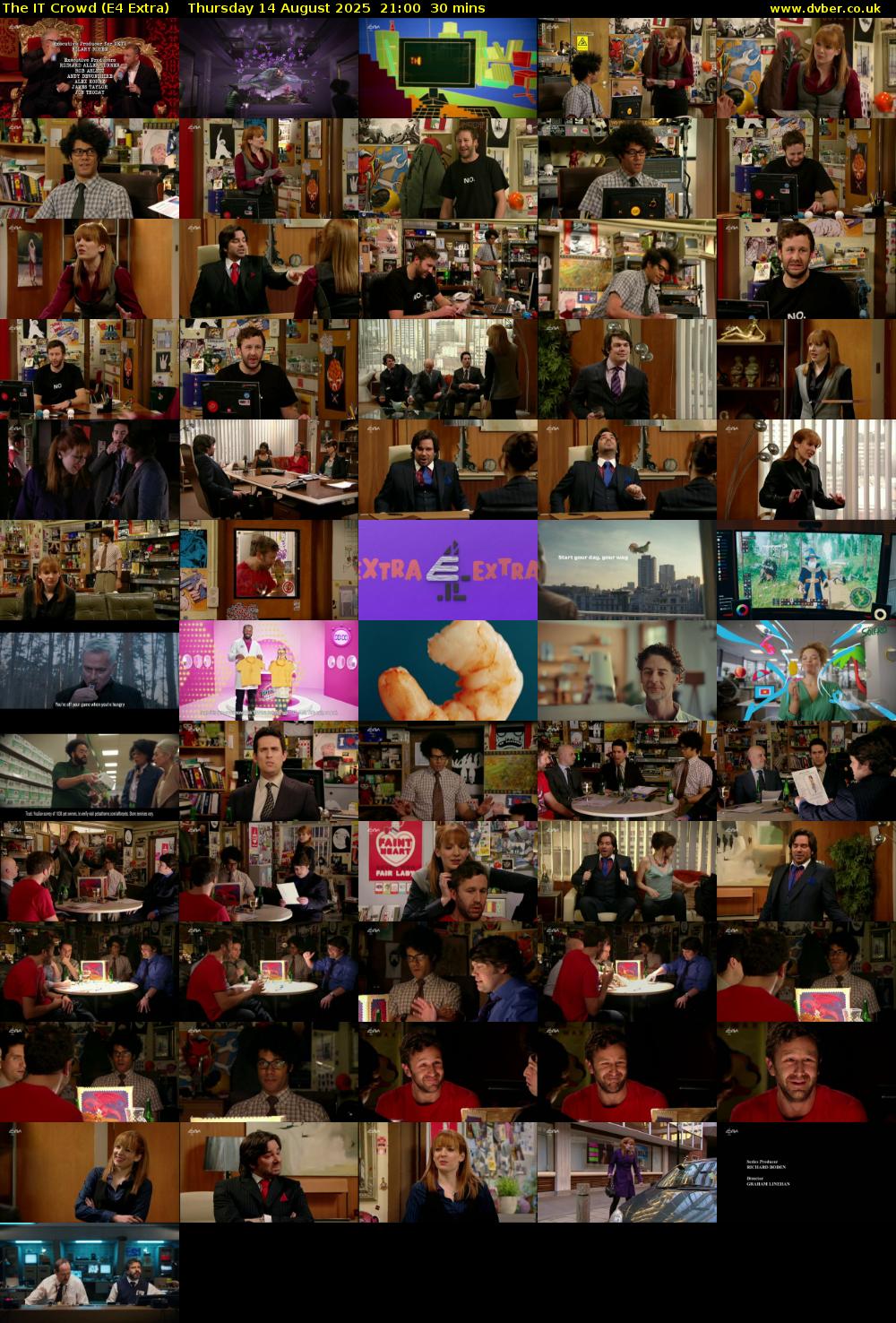 The IT Crowd (E4 Extra) Thursday 14 August 2025 21:00 - 21:30