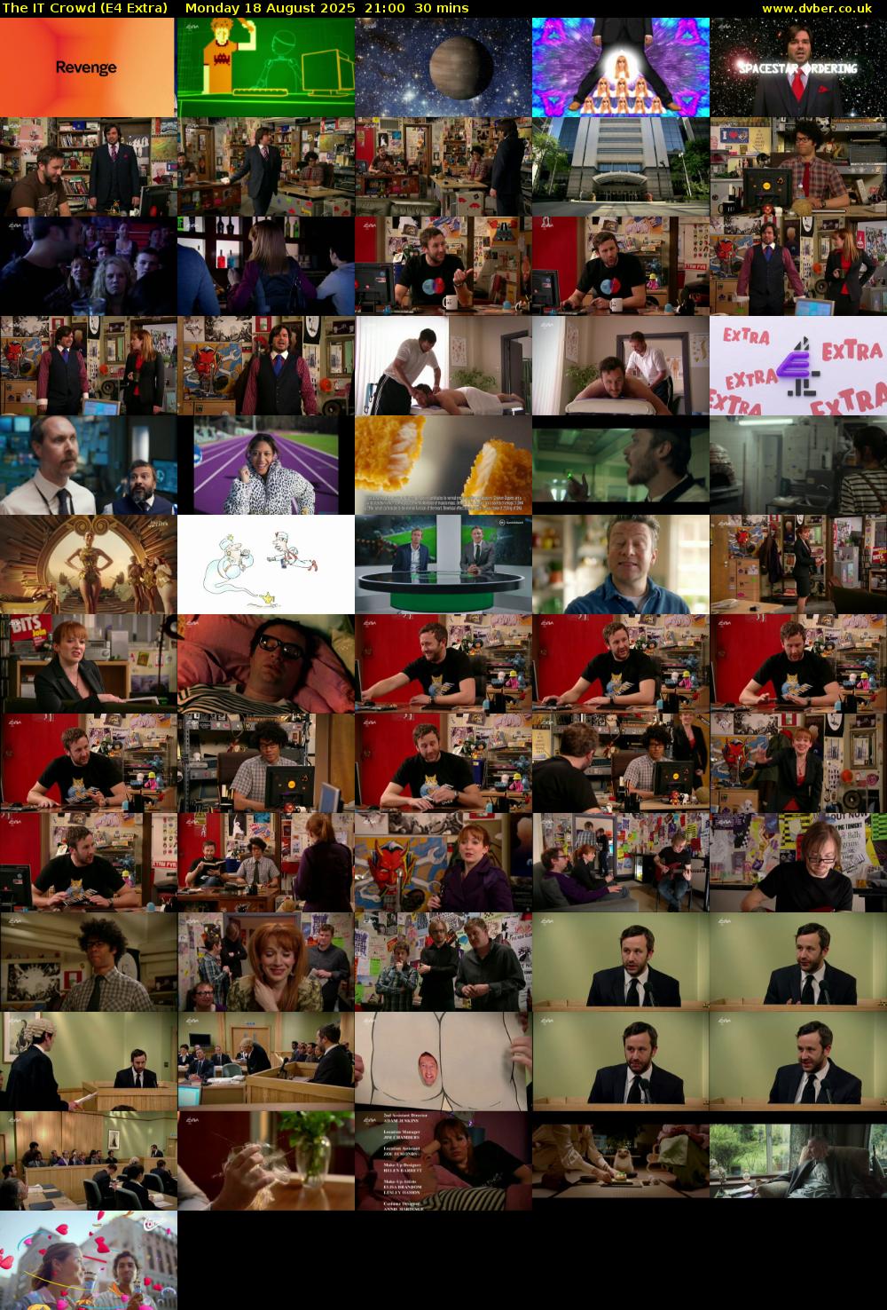 The IT Crowd (E4 Extra) Monday 18 August 2025 21:00 - 21:30