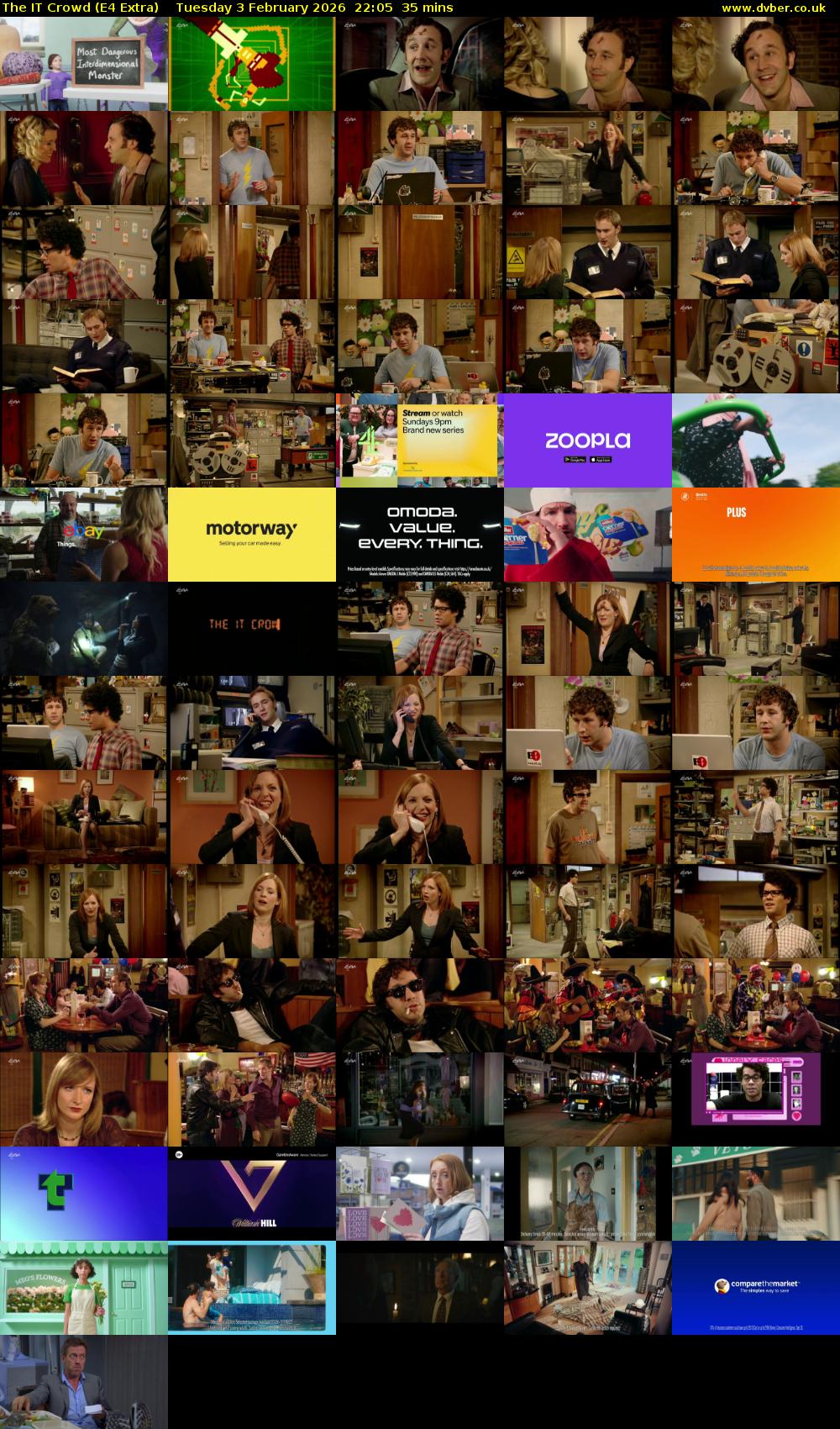 The IT Crowd (E4 Extra) Tuesday 3 February 2026 22:05 - 22:40