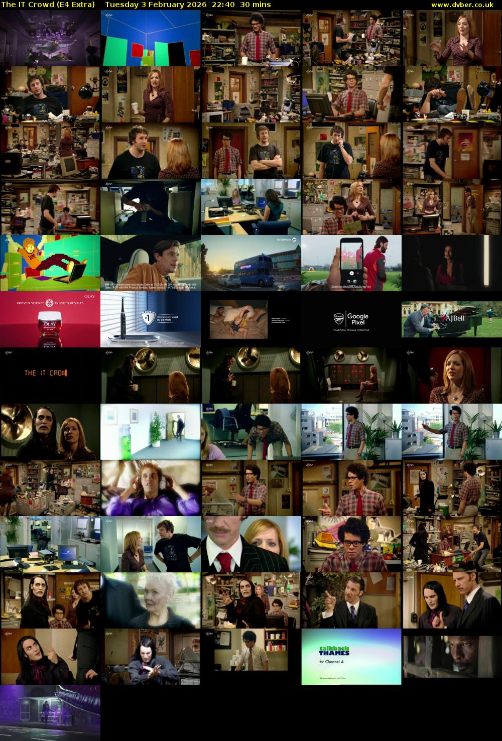 The IT Crowd (E4 Extra) Tuesday 3 February 2026 22:40 - 23:10