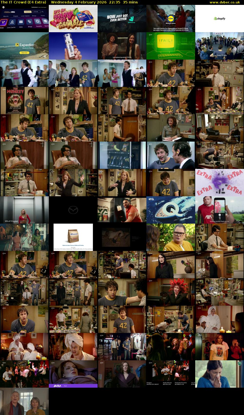 The IT Crowd (E4 Extra) Wednesday 4 February 2026 22:35 - 23:10
