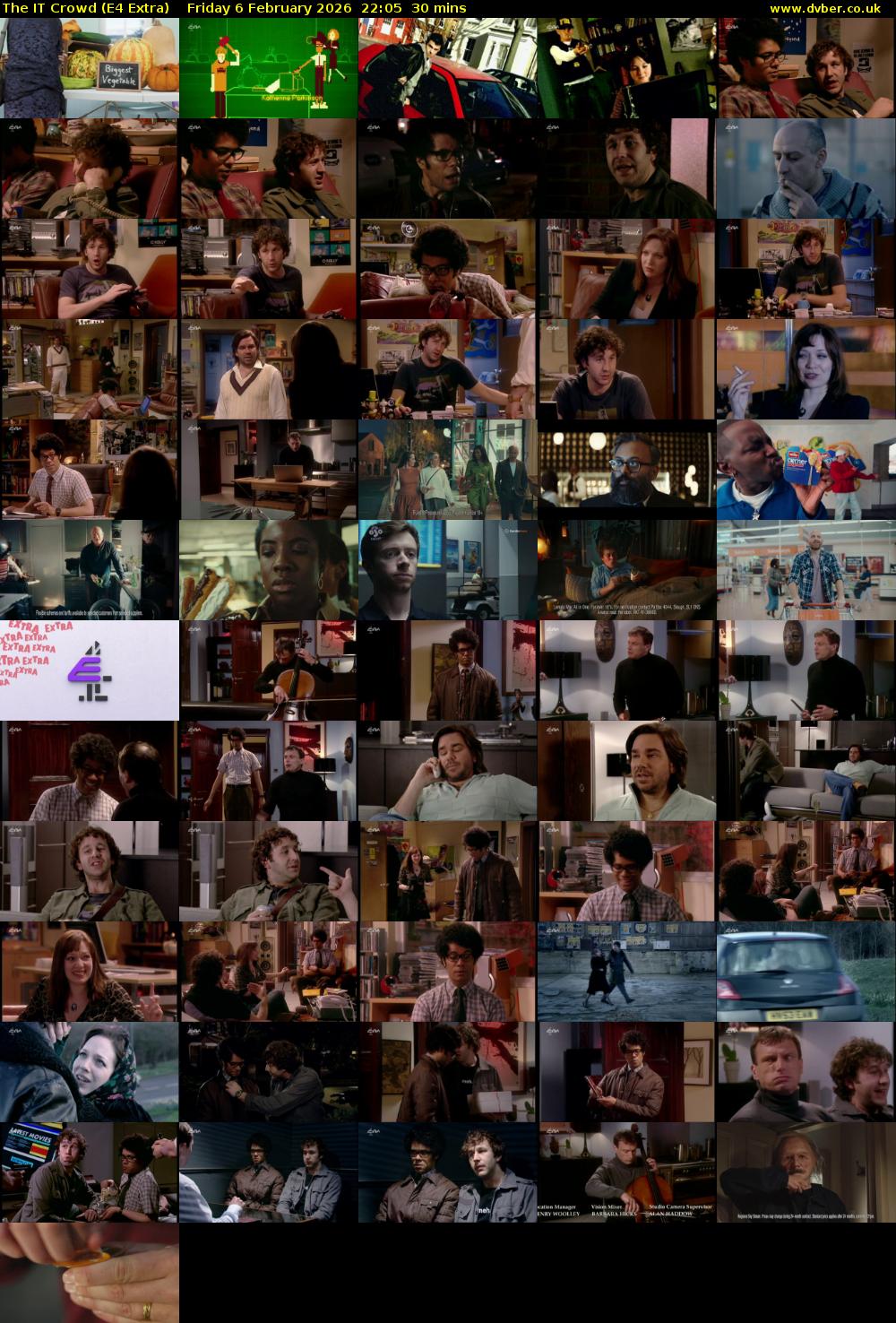 The IT Crowd (E4 Extra) Friday 6 February 2026 22:05 - 22:35