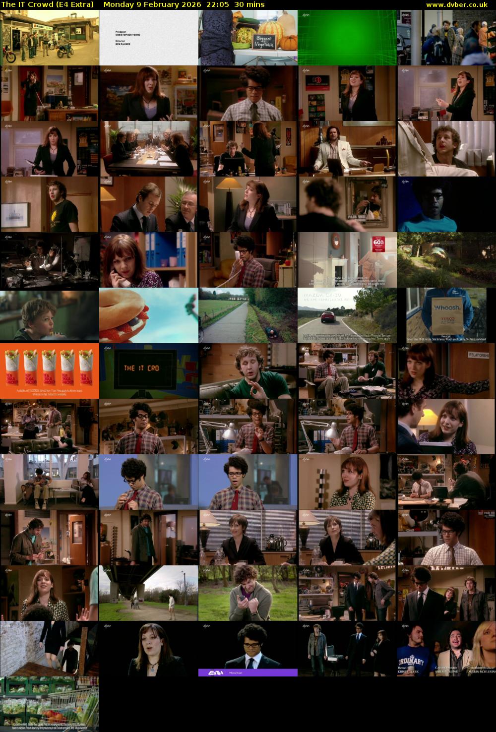 The IT Crowd (E4 Extra) Monday 9 February 2026 22:05 - 22:35