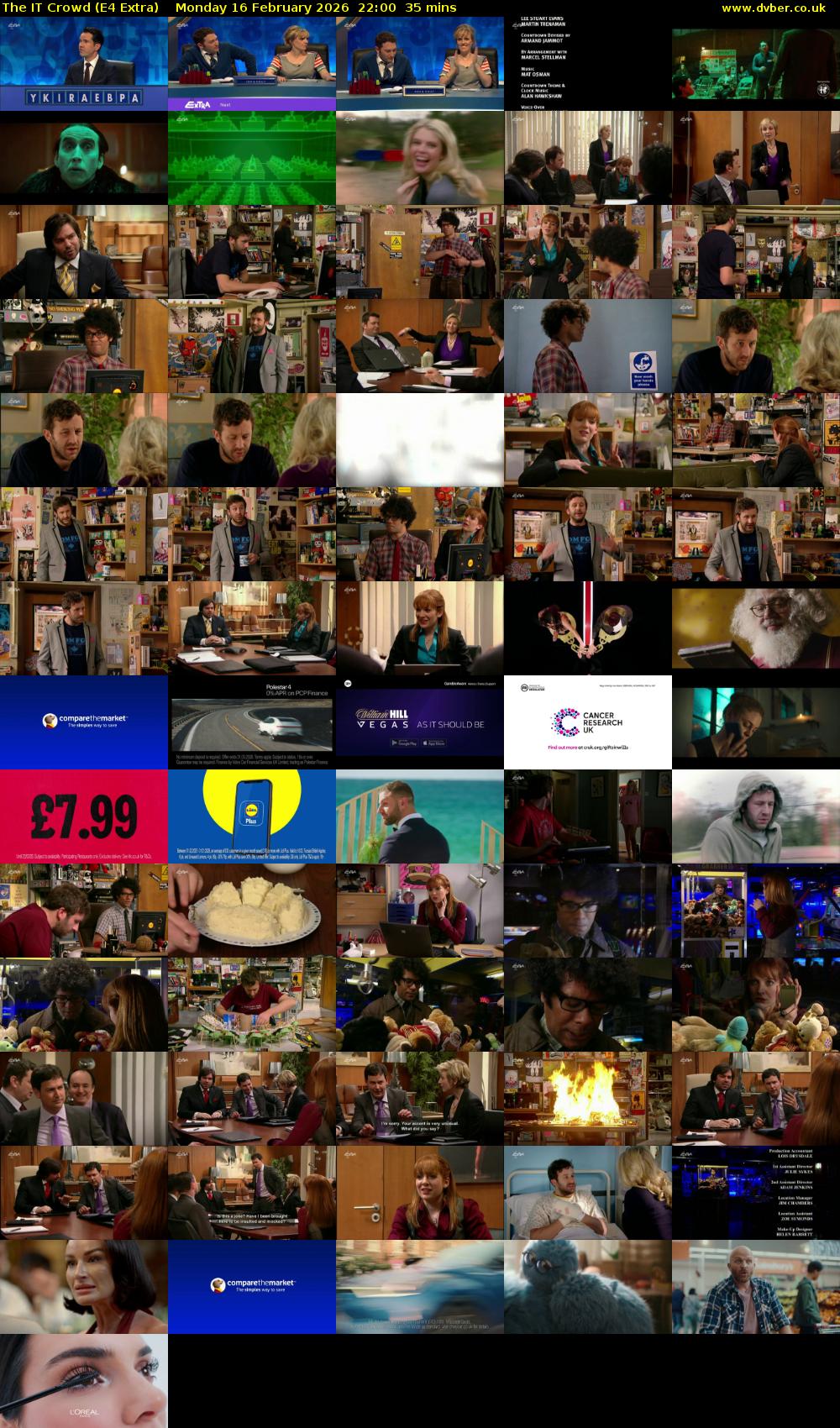 The IT Crowd (E4 Extra) Monday 16 February 2026 22:00 - 22:35