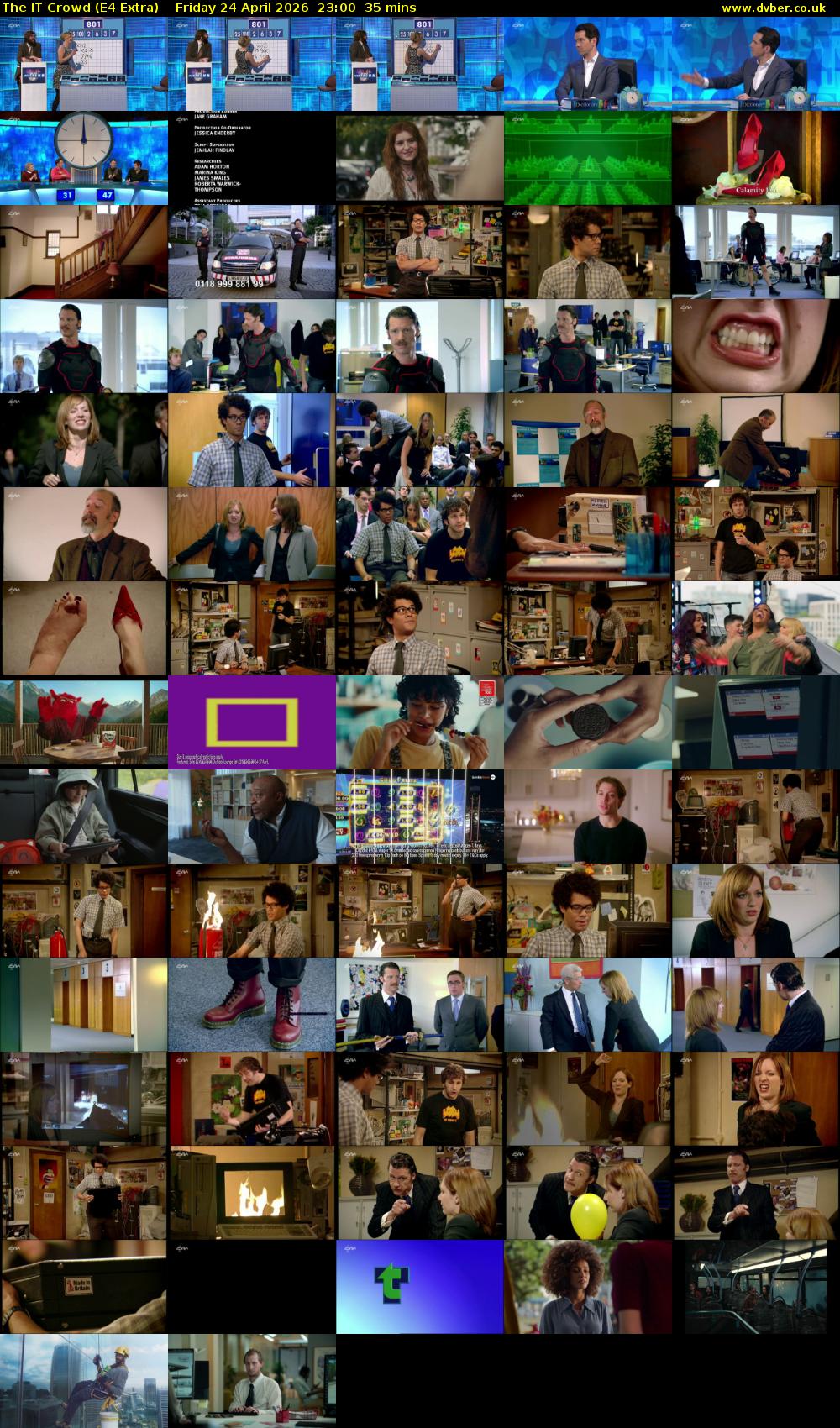 The IT Crowd (E4 Extra) Friday 24 April 2026 23:00 - 23:35
