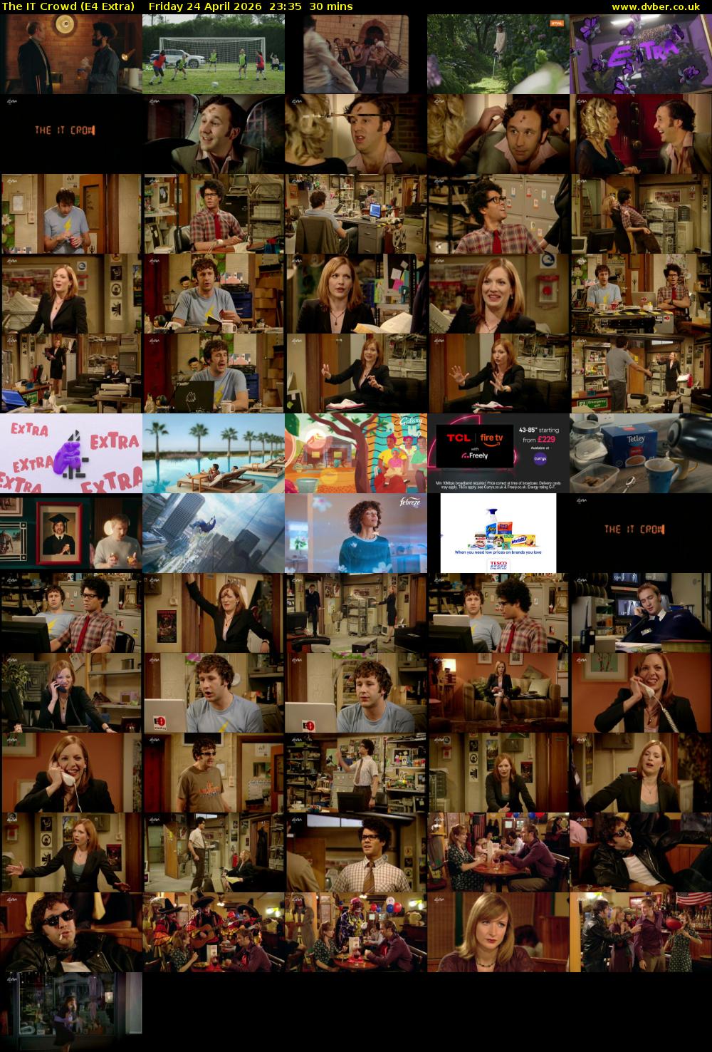 The IT Crowd (E4 Extra) Friday 24 April 2026 23:35 - 00:05