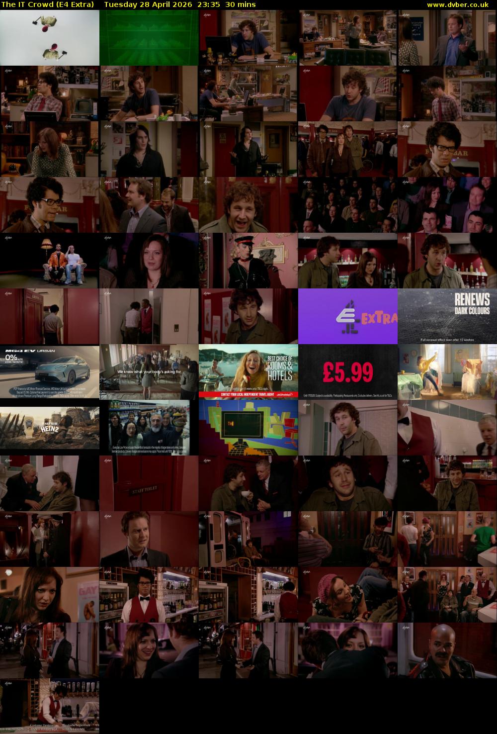 The IT Crowd (E4 Extra) Tuesday 28 April 2026 23:35 - 00:05