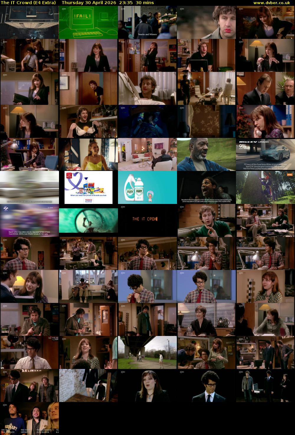 The IT Crowd (E4 Extra) Thursday 30 April 2026 23:35 - 00:05