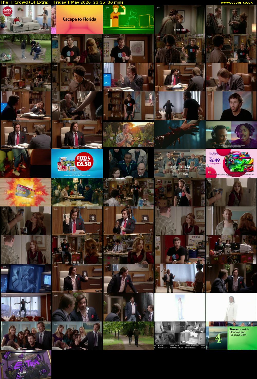 The IT Crowd (E4 Extra) Friday 1 May 2026 23:35 - 00:05