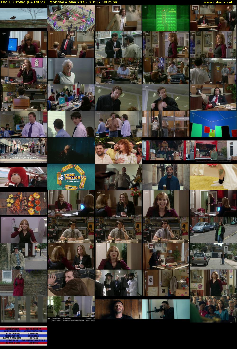 The IT Crowd (E4 Extra) Monday 4 May 2026 23:35 - 00:05