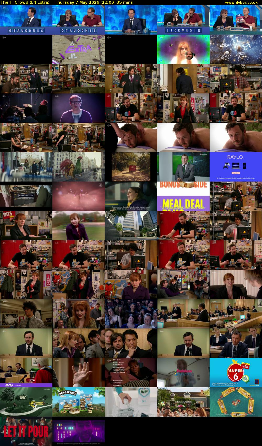 The IT Crowd (E4 Extra) Thursday 7 May 2026 22:00 - 22:35