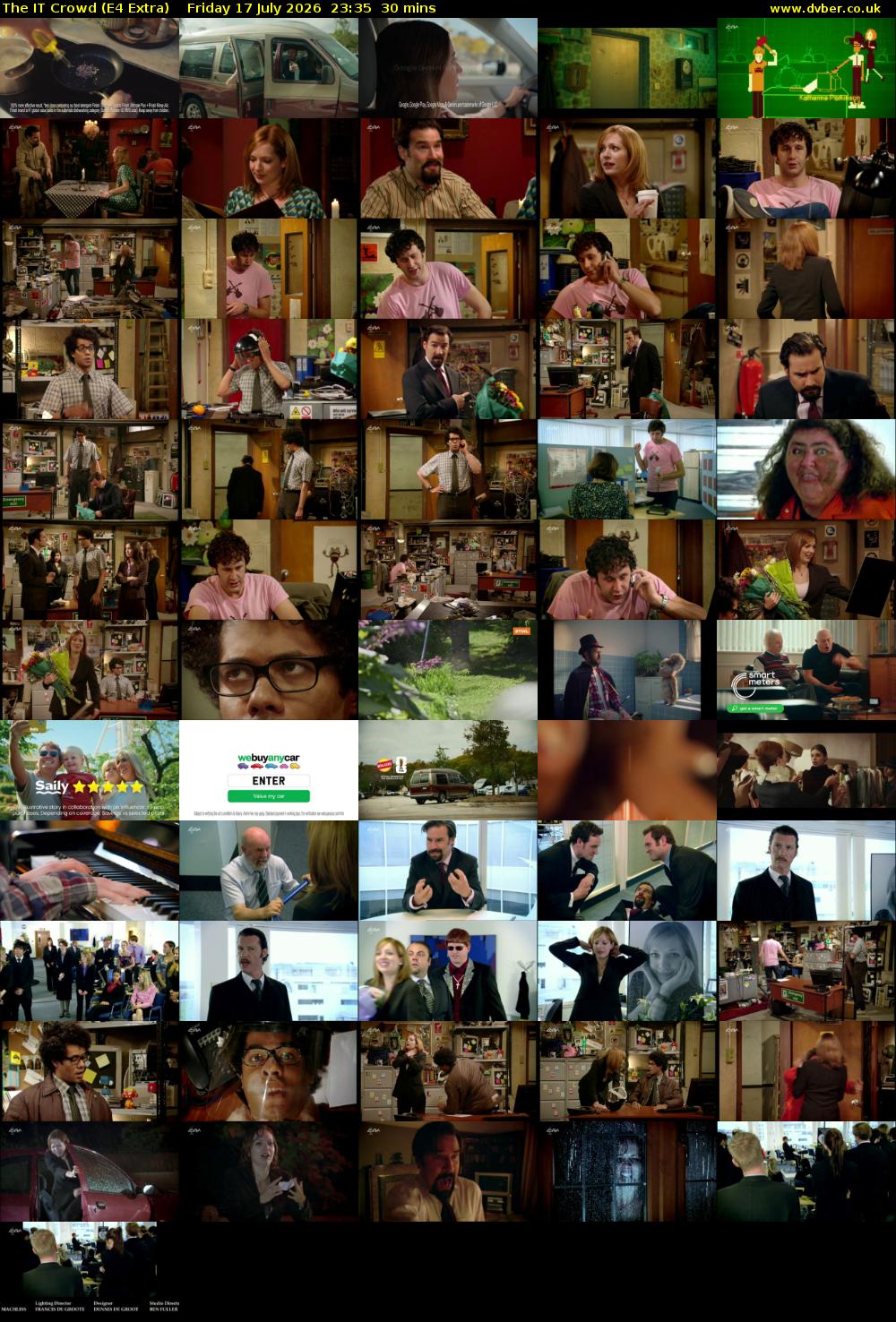 The IT Crowd (E4 Extra) Friday 17 July 2026 23:35 - 00:05