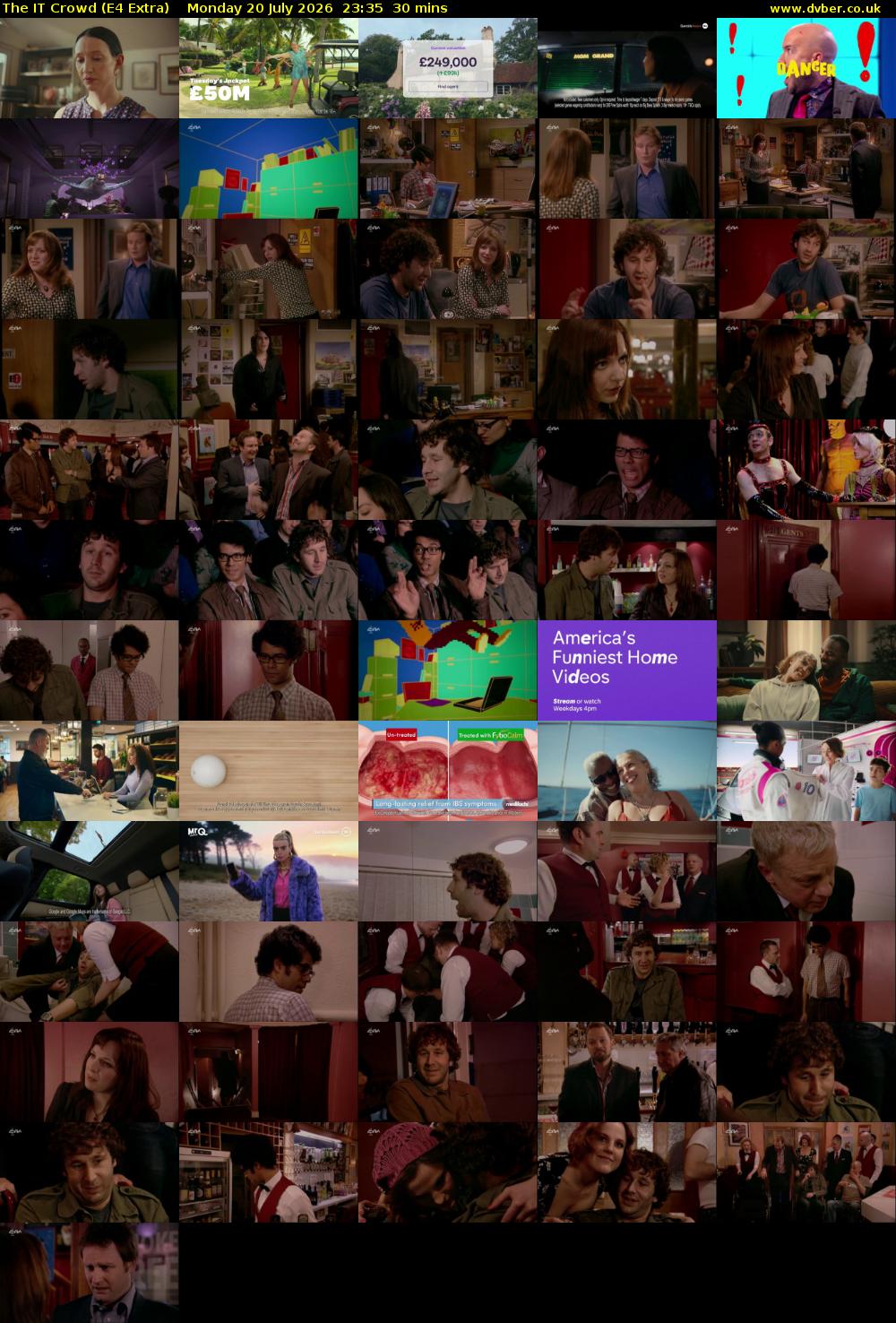 The IT Crowd (E4 Extra) Monday 20 July 2026 23:35 - 00:05