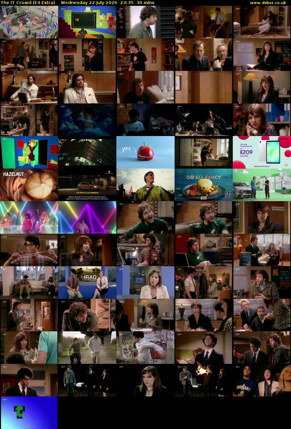 The IT Crowd (E4 Extra) Wednesday 22 July 2026 23:35 - 00:05