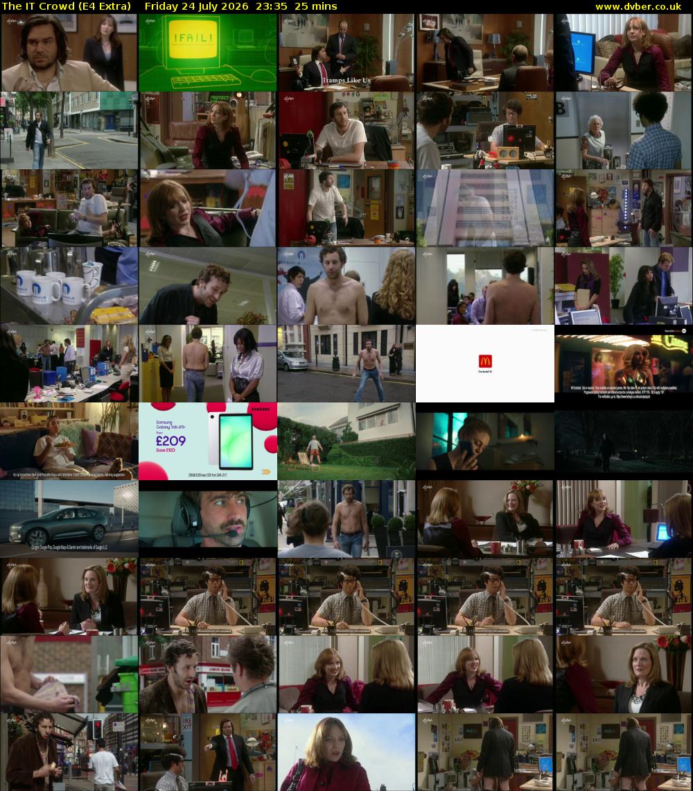 The IT Crowd (E4 Extra) Friday 24 July 2026 23:35 - 00:00