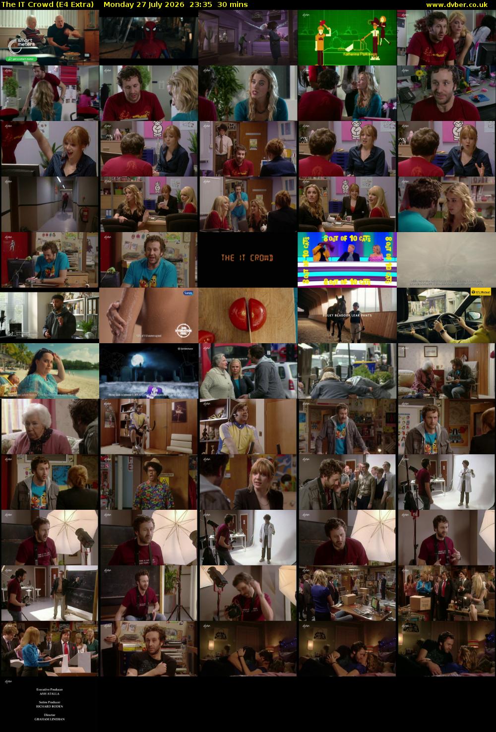 The IT Crowd (E4 Extra) Monday 27 July 2026 23:35 - 00:05