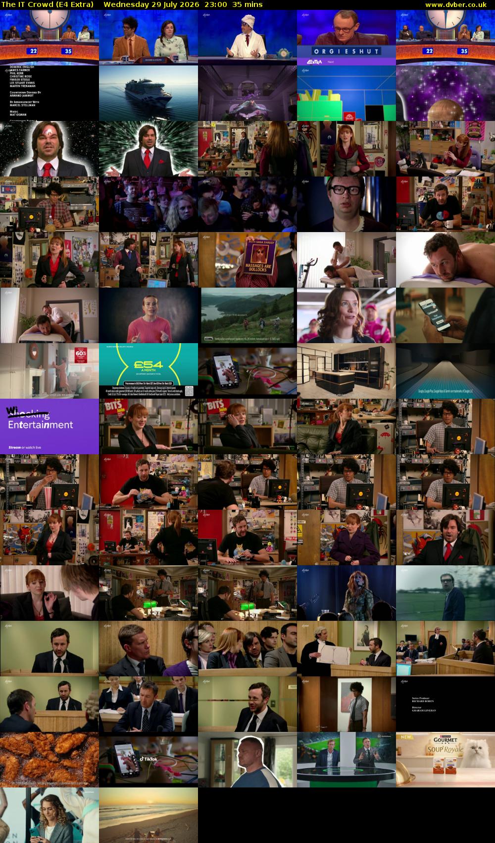The IT Crowd (E4 Extra) Wednesday 29 July 2026 23:00 - 23:35