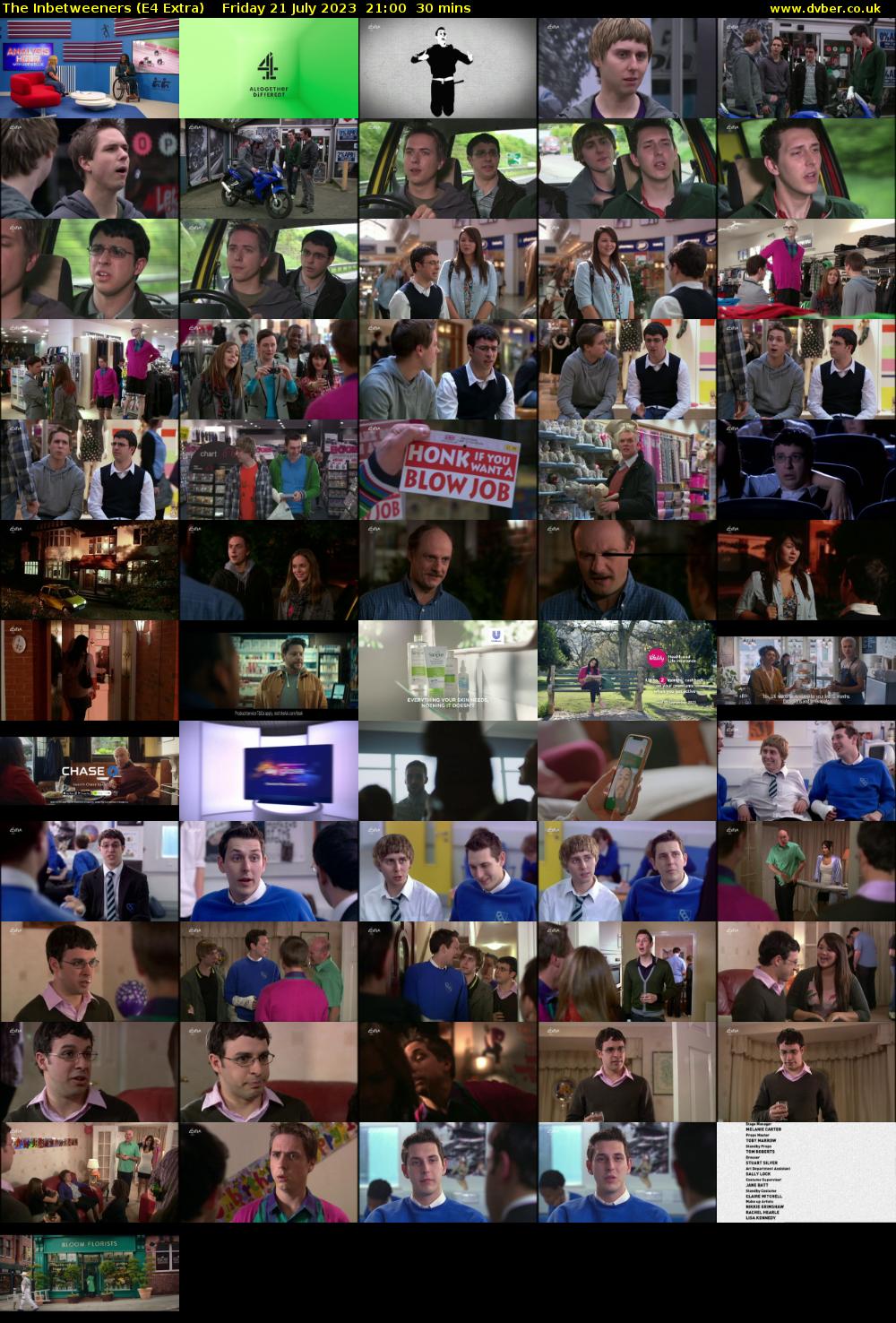 The Inbetweeners (E4 Extra) Friday 21 July 2023 21:00 - 21:30