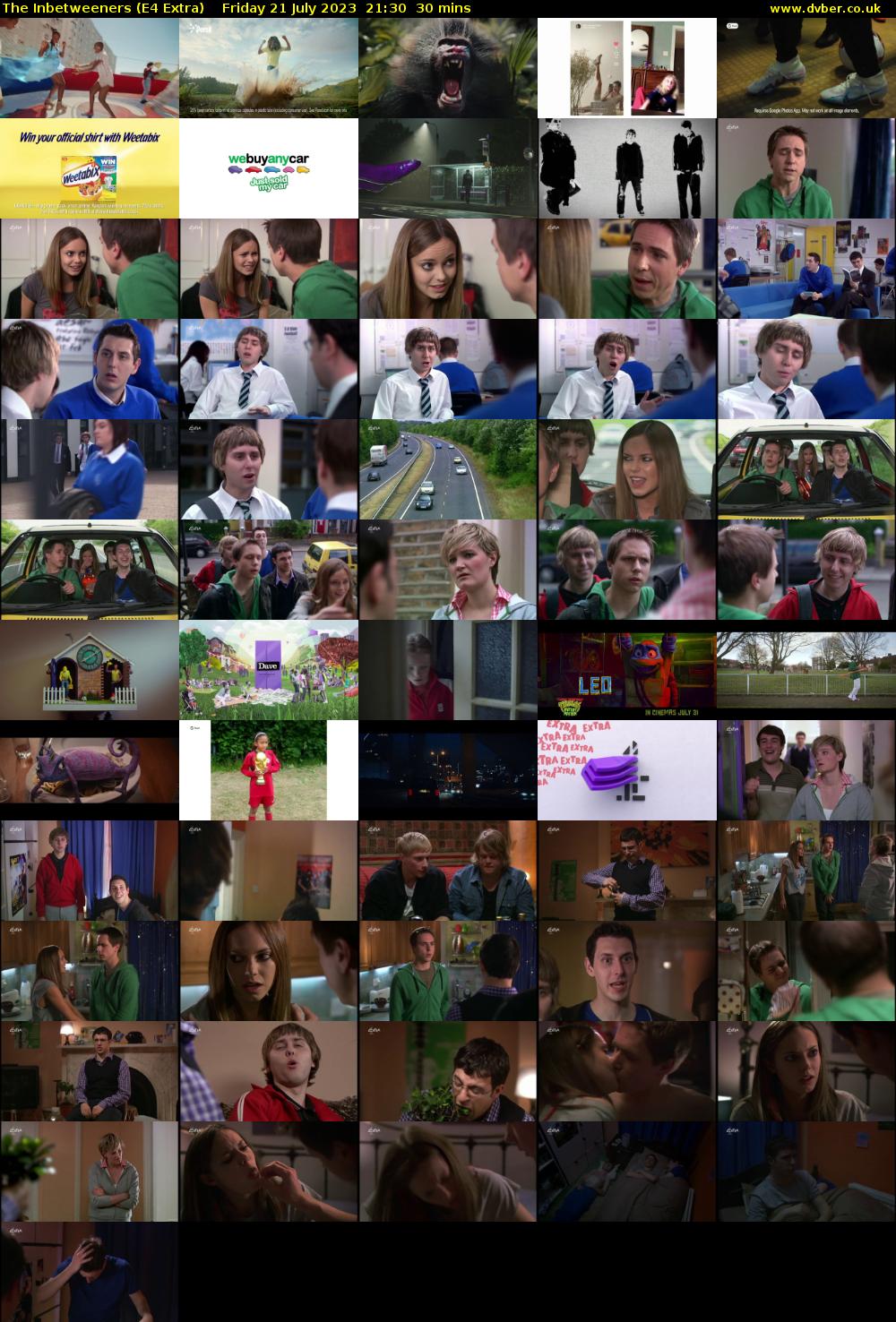 The Inbetweeners (E4 Extra) Friday 21 July 2023 21:30 - 22:00