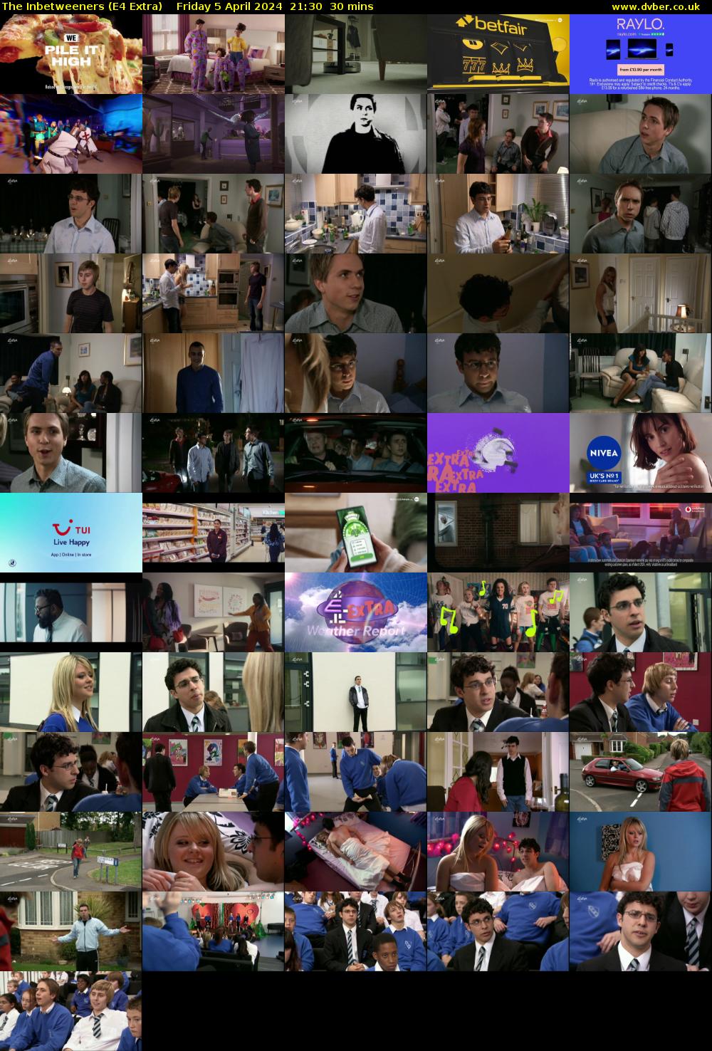 The Inbetweeners (E4 Extra) Friday 5 April 2024 21:30 - 22:00