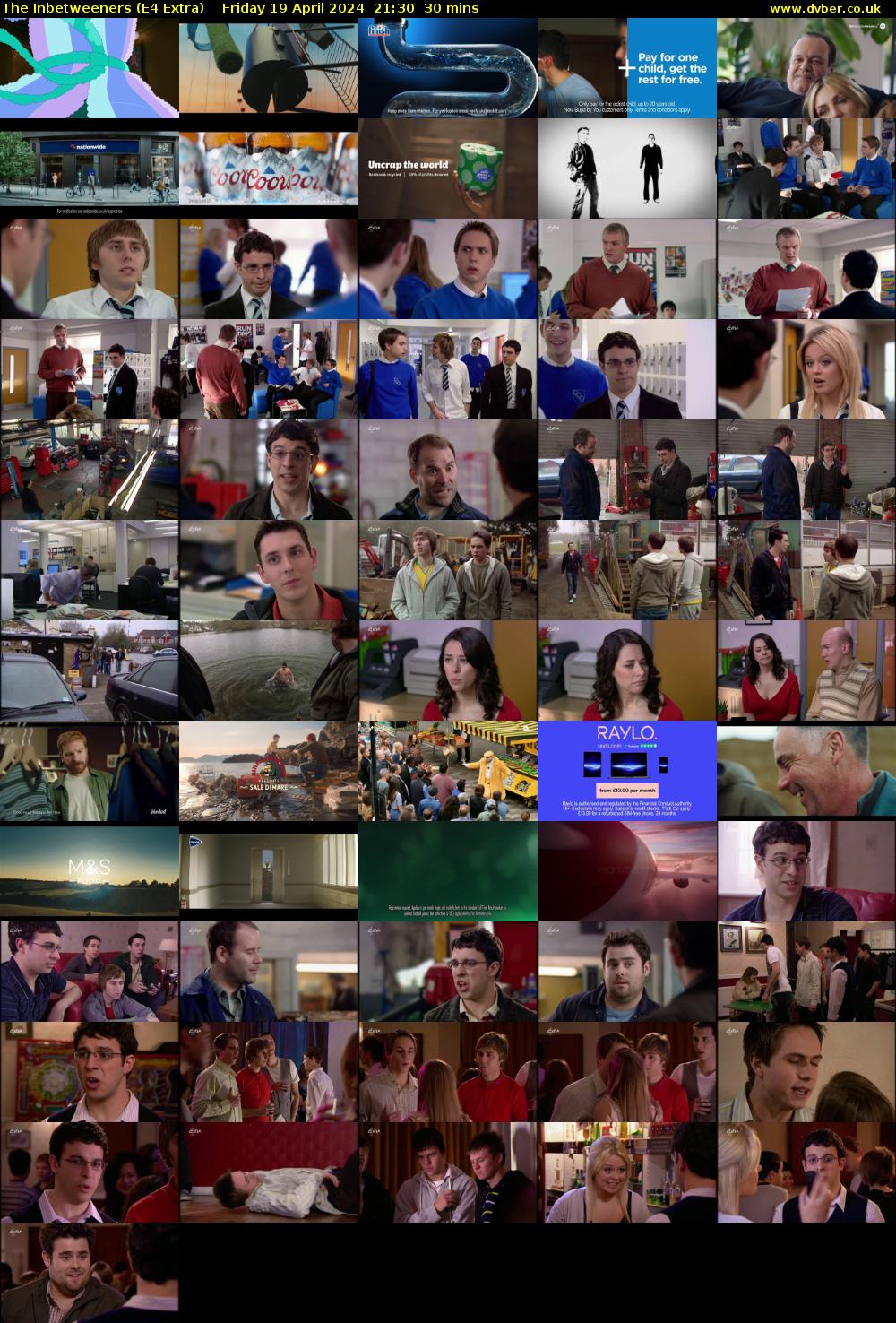 The Inbetweeners (E4 Extra) Friday 19 April 2024 21:30 - 22:00