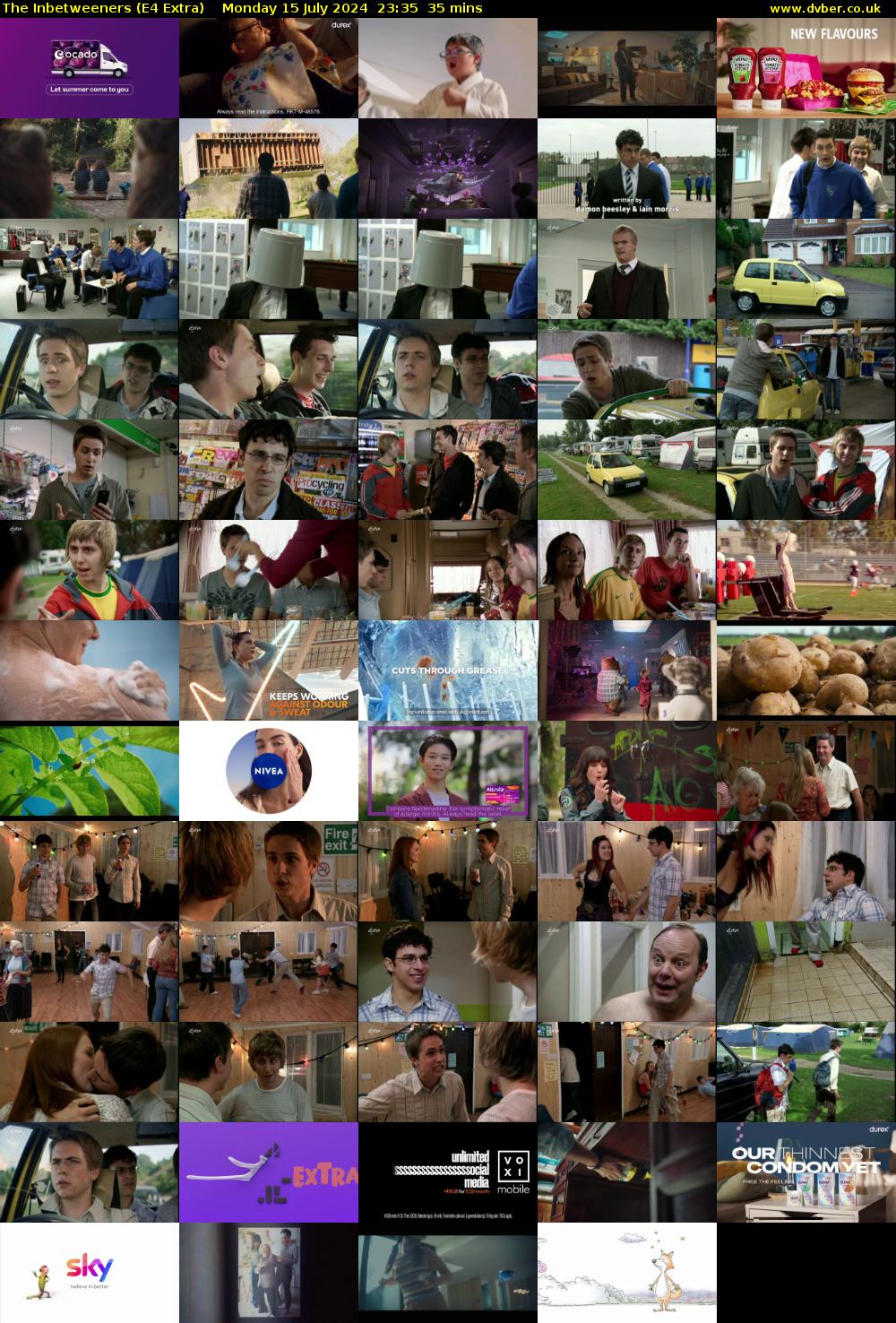 The Inbetweeners (E4 Extra) Monday 15 July 2024 23:35 - 00:10