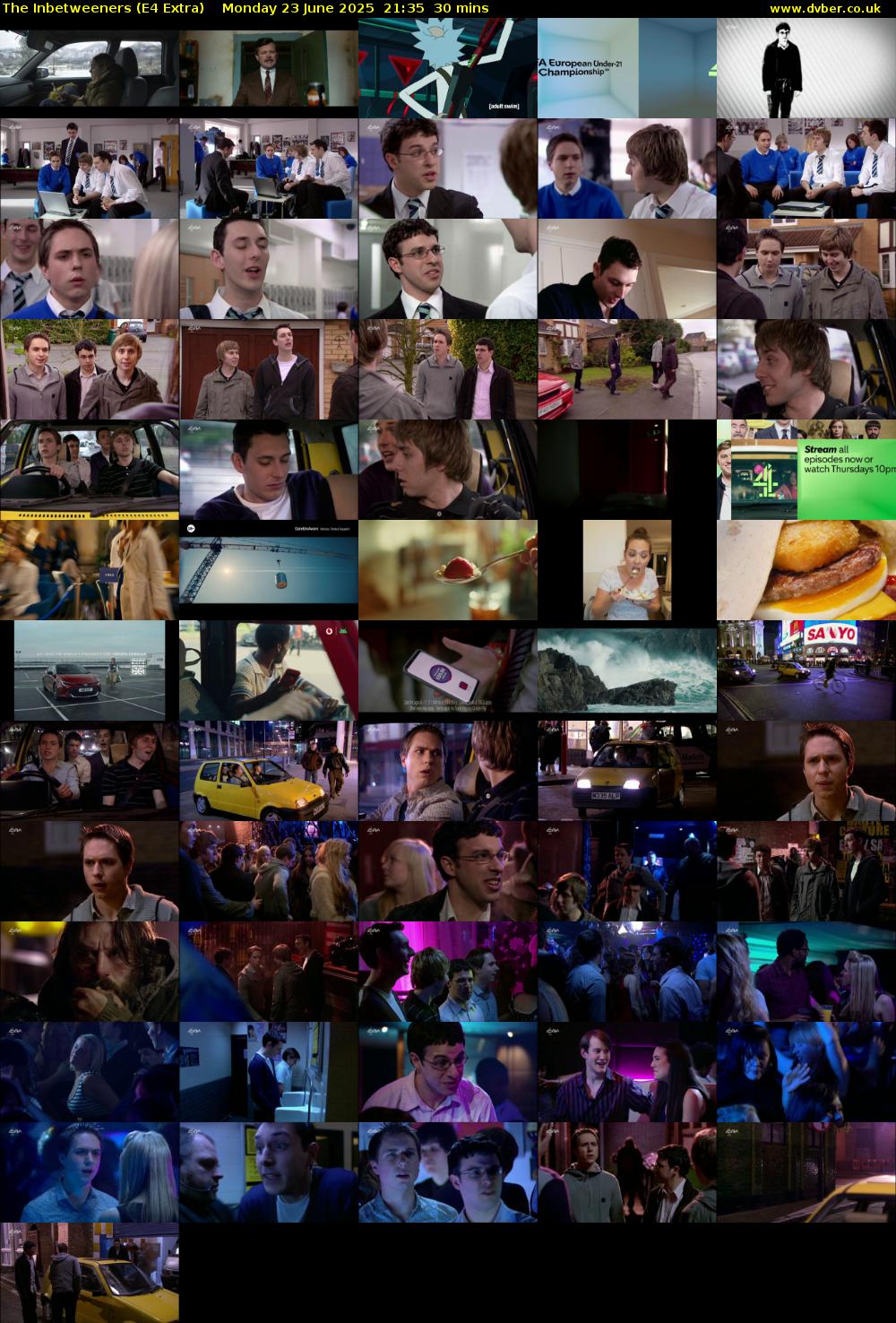 The Inbetweeners (E4 Extra) Monday 23 June 2025 21:35 - 22:05