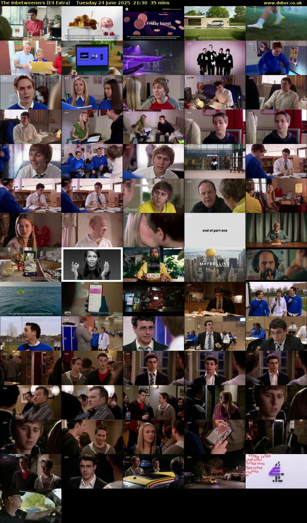The Inbetweeners (E4 Extra) Tuesday 24 June 2025 21:30 - 22:05