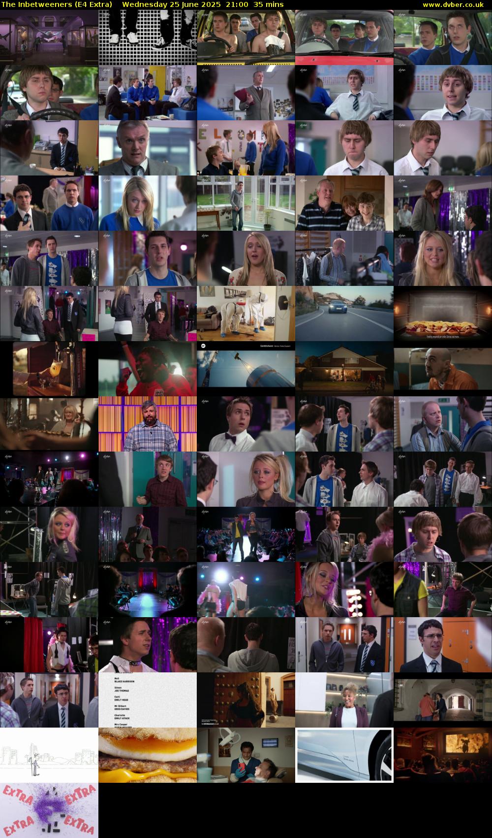 The Inbetweeners (E4 Extra) Wednesday 25 June 2025 21:00 - 21:35