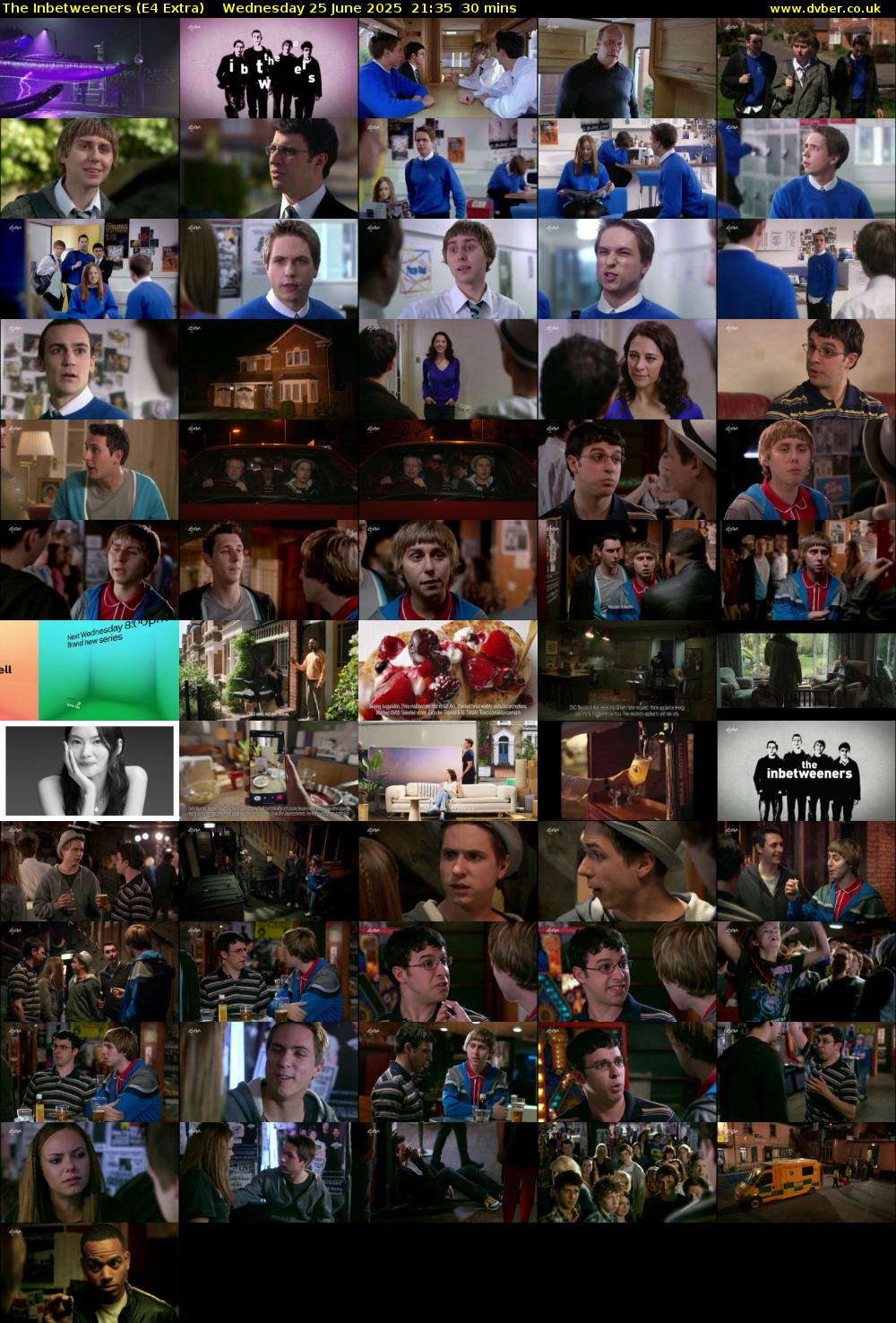 The Inbetweeners (E4 Extra) Wednesday 25 June 2025 21:35 - 22:05