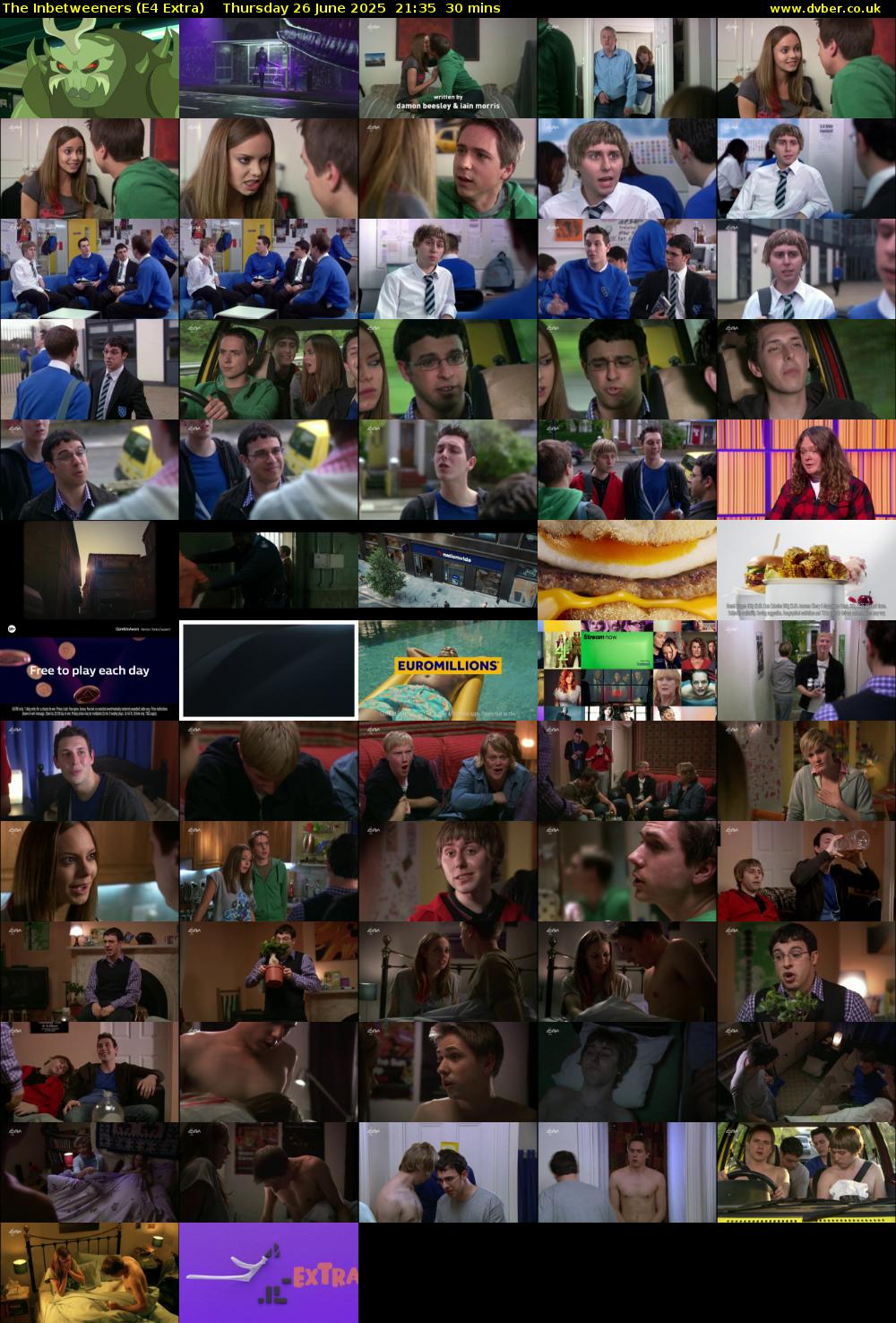 The Inbetweeners (E4 Extra) Thursday 26 June 2025 21:35 - 22:05