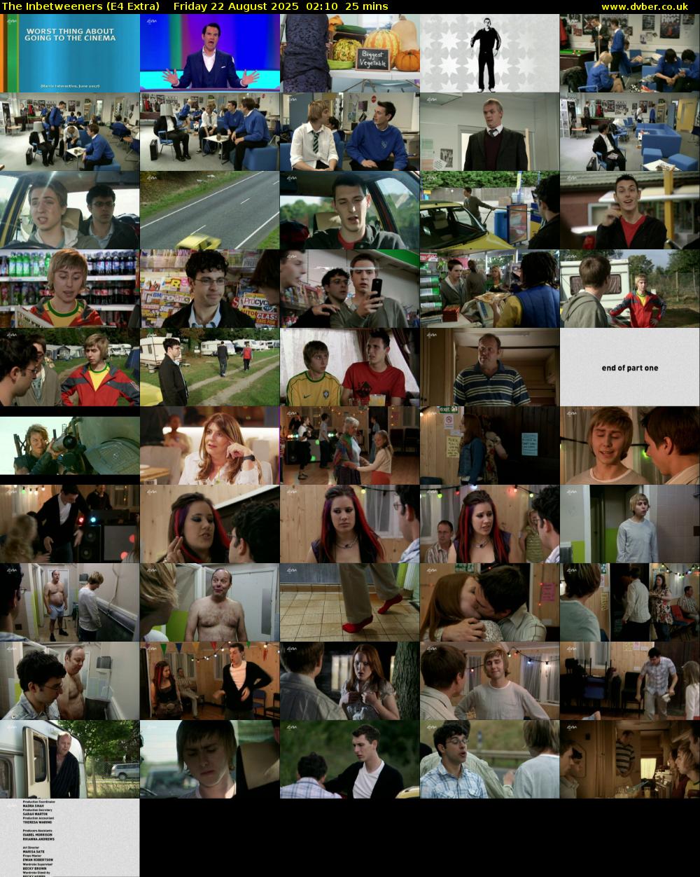 The Inbetweeners (E4 Extra) Friday 22 August 2025 02:10 - 02:35