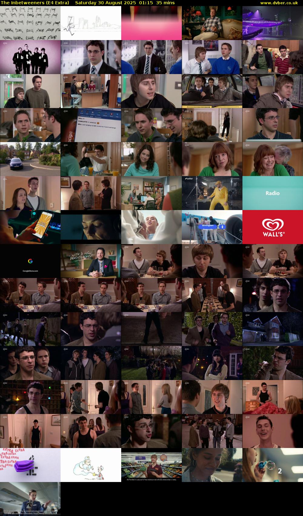 The Inbetweeners (E4 Extra) Saturday 30 August 2025 01:15 - 01:50
