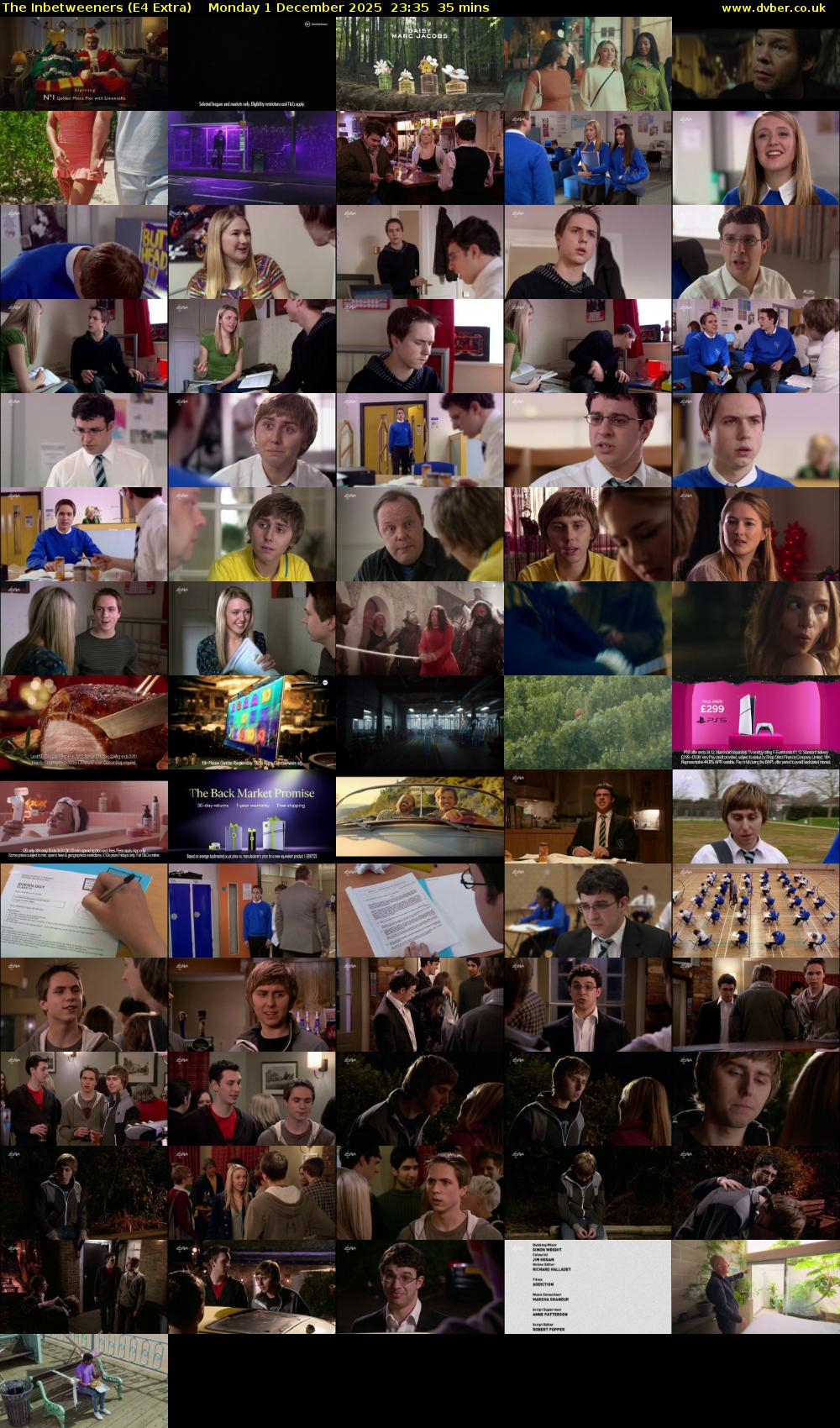 The Inbetweeners (E4 Extra) Monday 1 December 2025 23:35 - 00:10