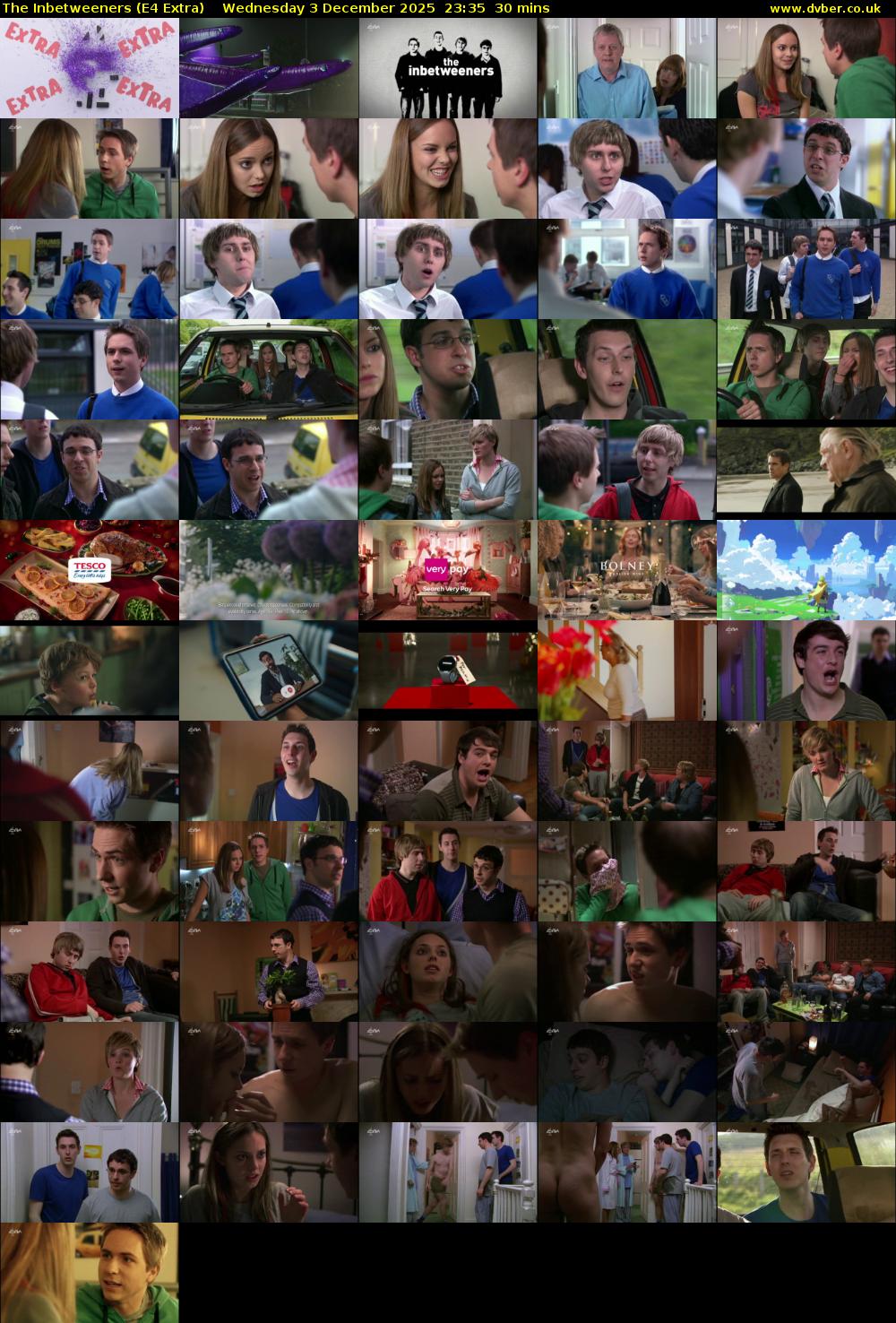 The Inbetweeners (E4 Extra) Wednesday 3 December 2025 23:35 - 00:05