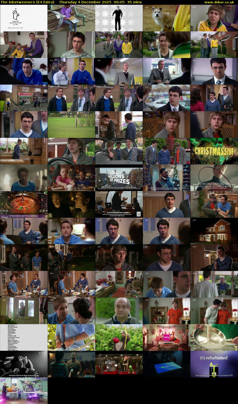 The Inbetweeners (E4 Extra) Thursday 4 December 2025 00:05 - 00:40