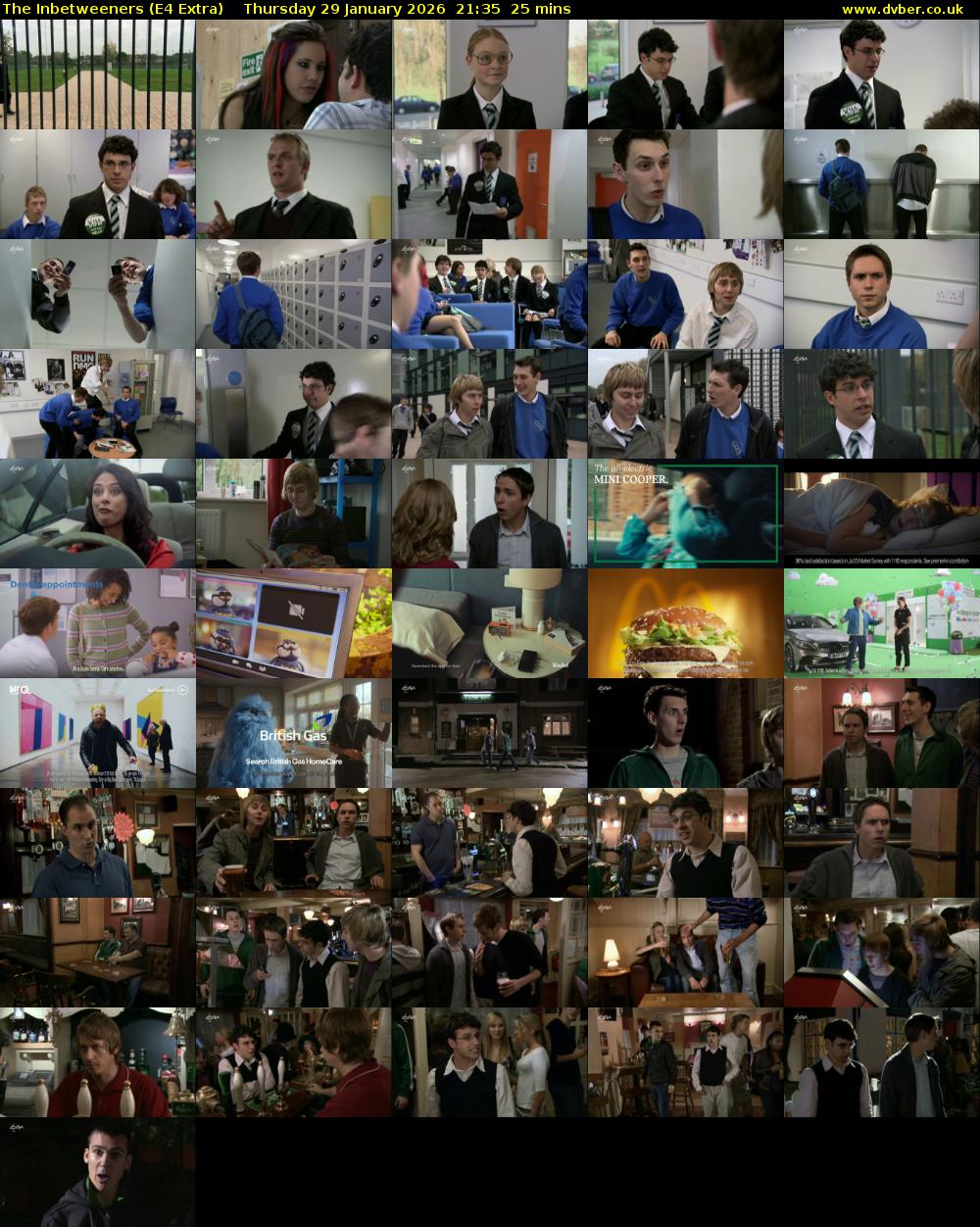 The Inbetweeners (E4 Extra) Thursday 29 January 2026 21:35 - 22:00