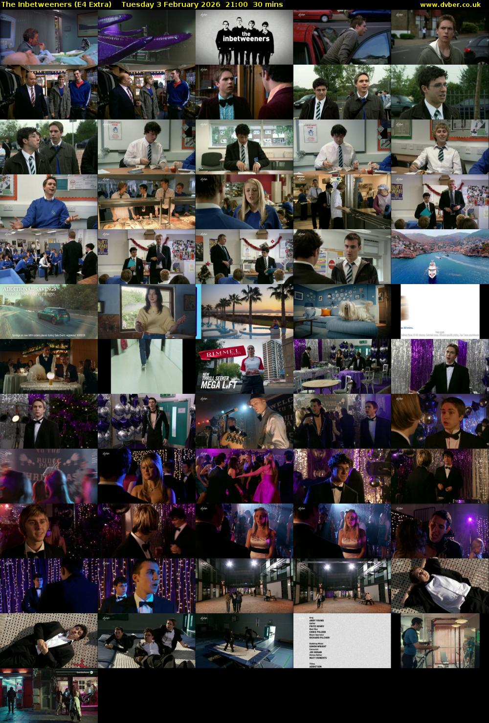 The Inbetweeners (E4 Extra) Tuesday 3 February 2026 21:00 - 21:30