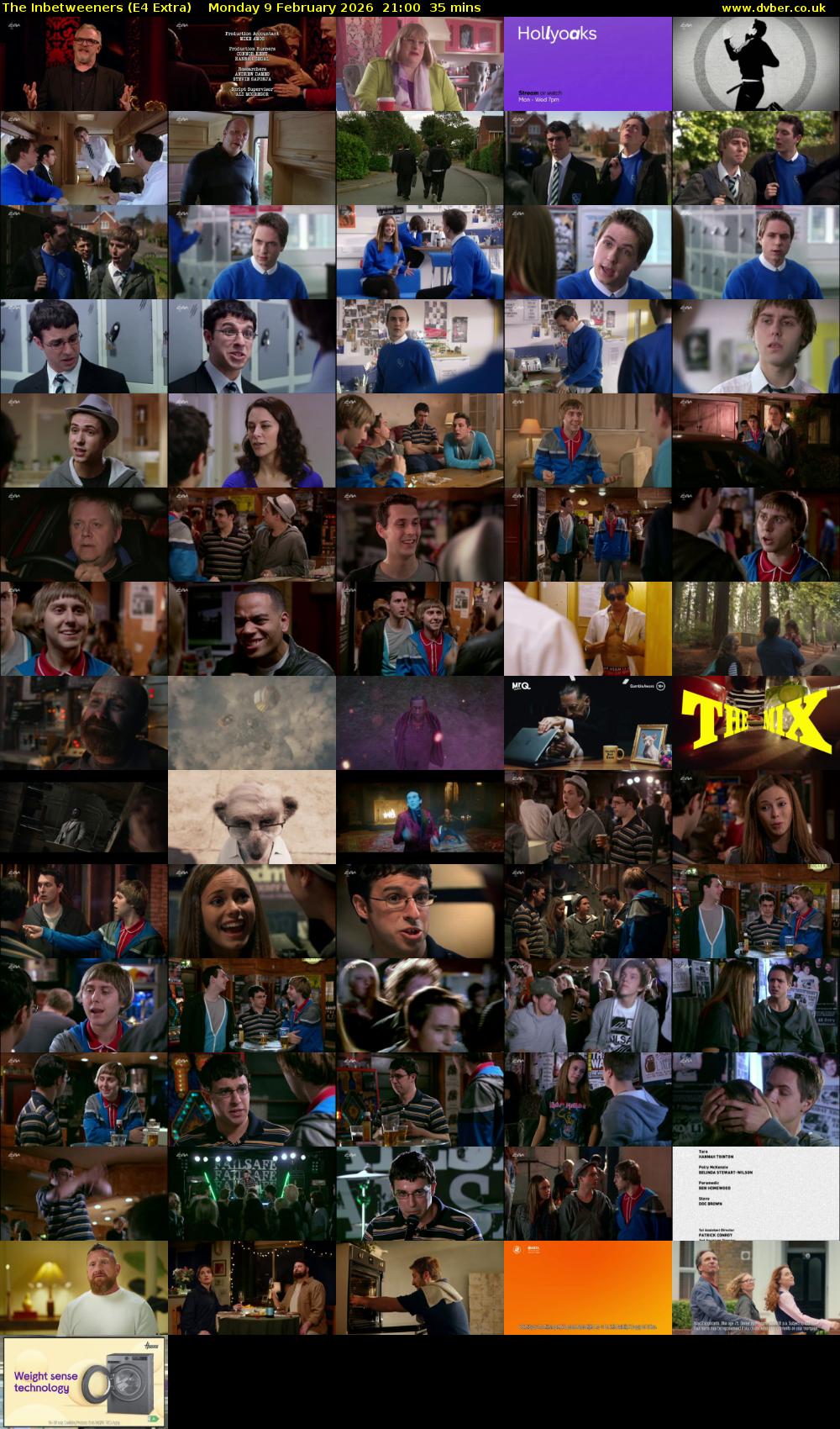 The Inbetweeners (E4 Extra) Monday 9 February 2026 21:00 - 21:35