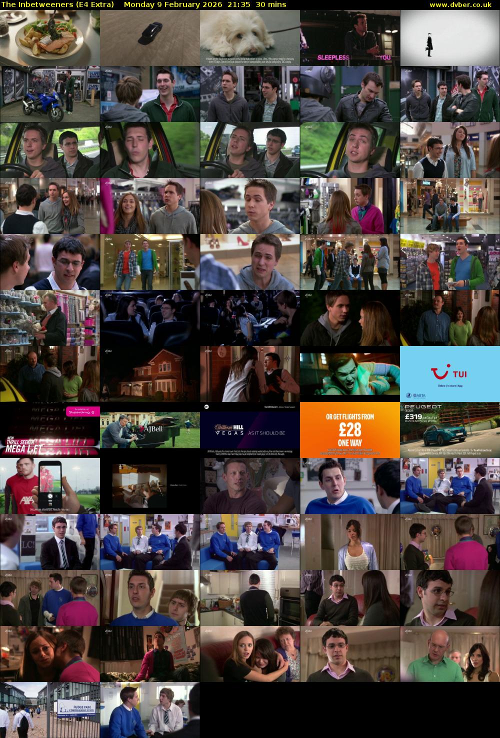 The Inbetweeners (E4 Extra) Monday 9 February 2026 21:35 - 22:05